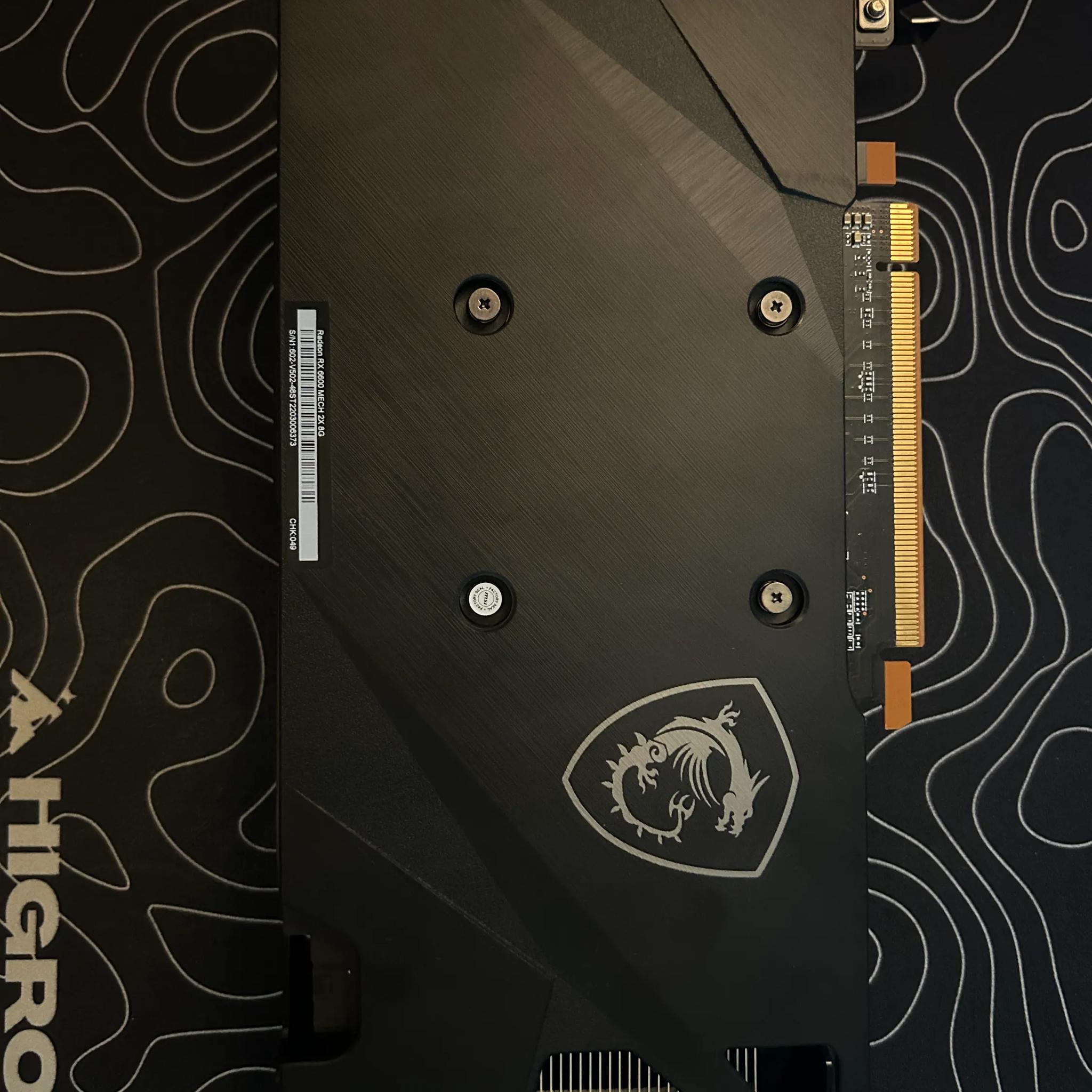 MSI Radeon RX 6600 MECH 2X OC 8GB GDDR6 Graphics Card