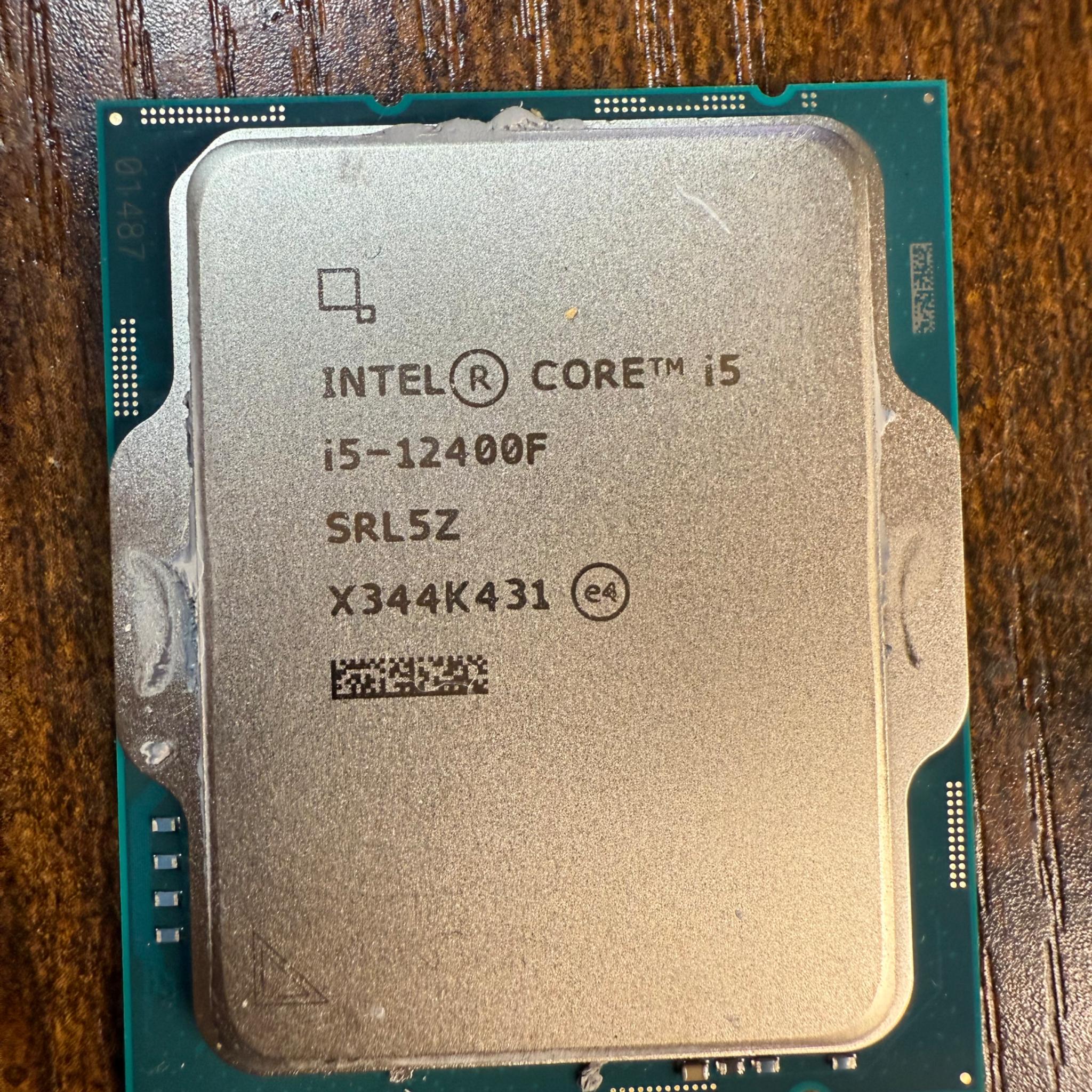 12400F was pulled from a working NZXT PREBILT