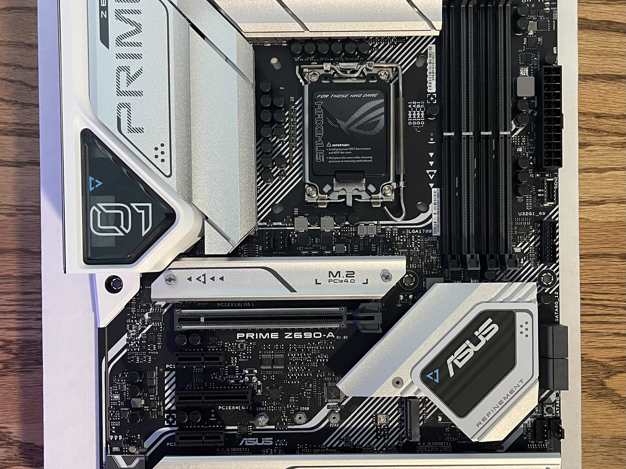 Asus PRIME Z690-A ATX LGA1700 Motherboard Silver/Black