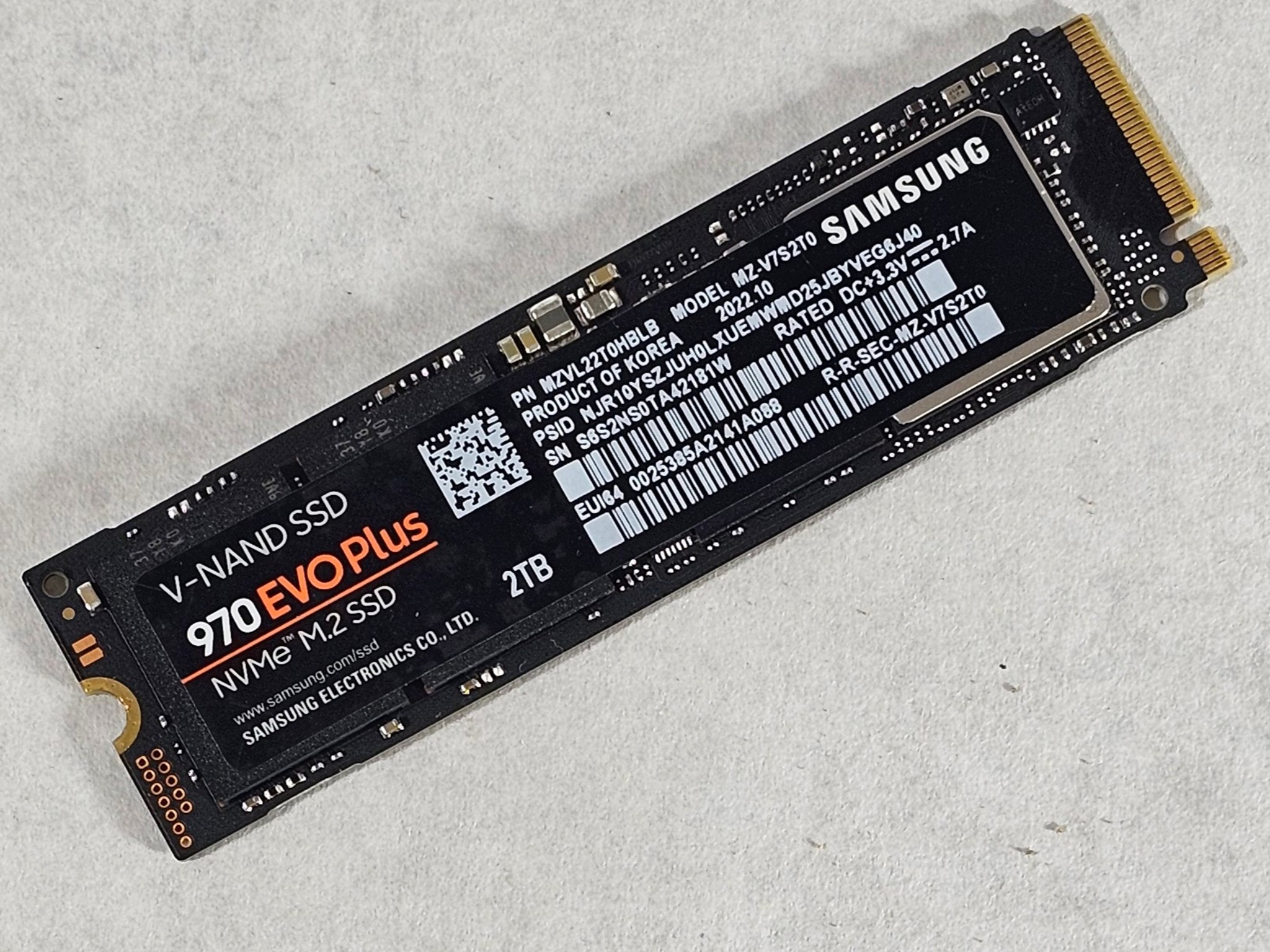 2TB NVMe M.2 SSD Samsung 970 EVO Plus