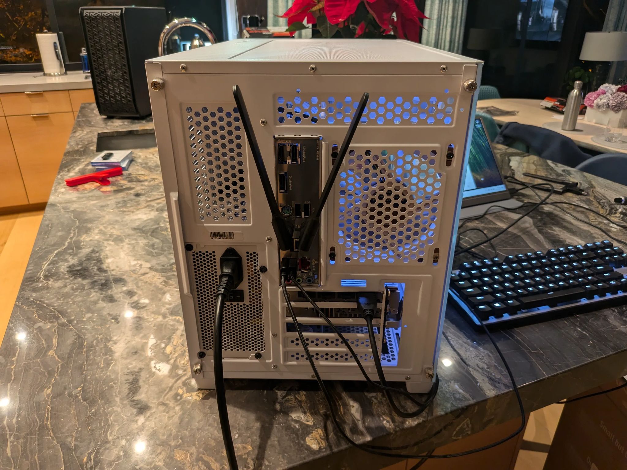 Whiteout Liquid Cooled Gaming PC - AMD Ryzen 5 7600X3D, AMD Radeon RX 7900XT, 32 GB DDR5, 4 TB