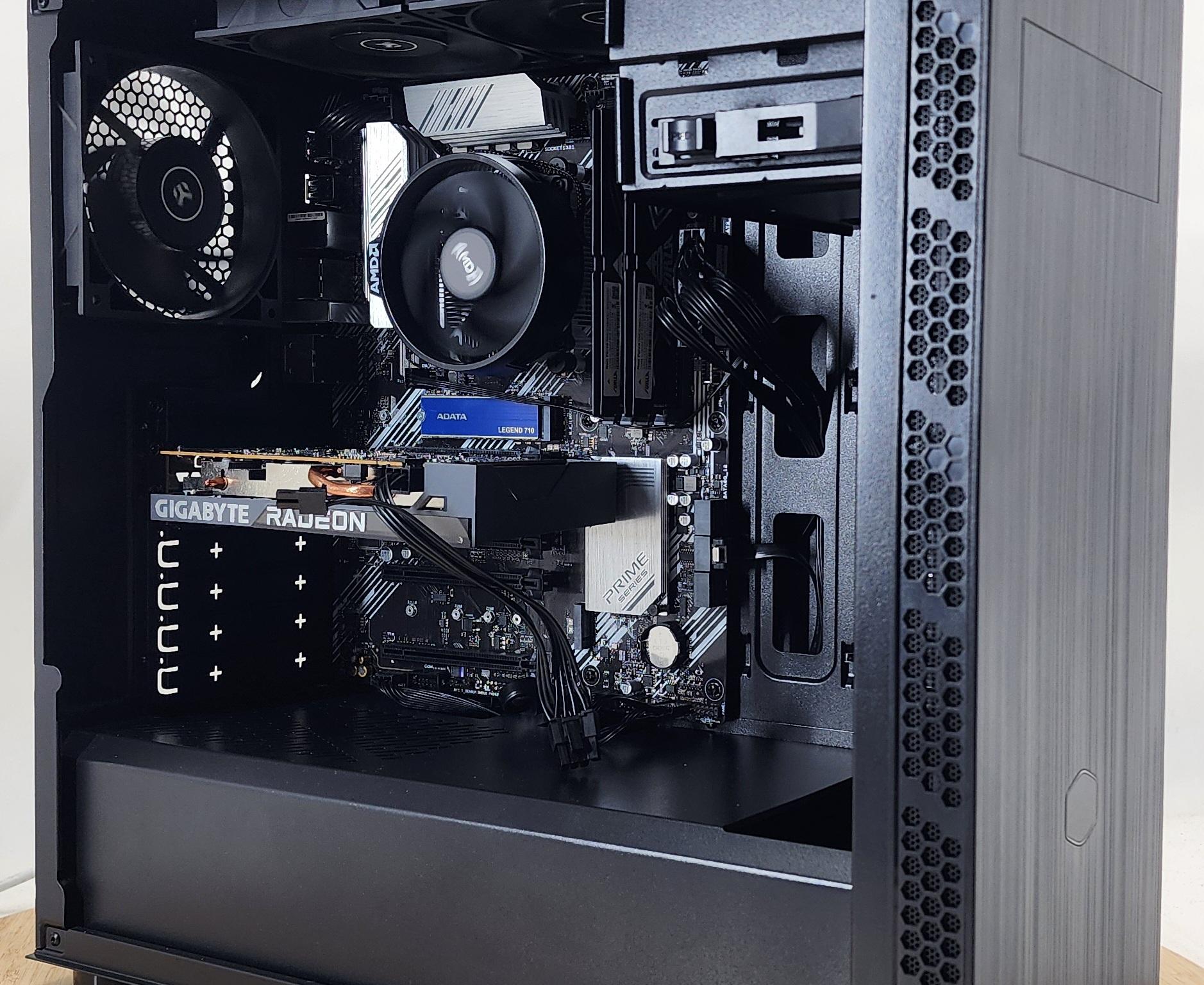 Gaming PC Ryzen 5 5500 16GB RAM 1TB SSD RX 6500 XT 4GB Windows 11 Computer