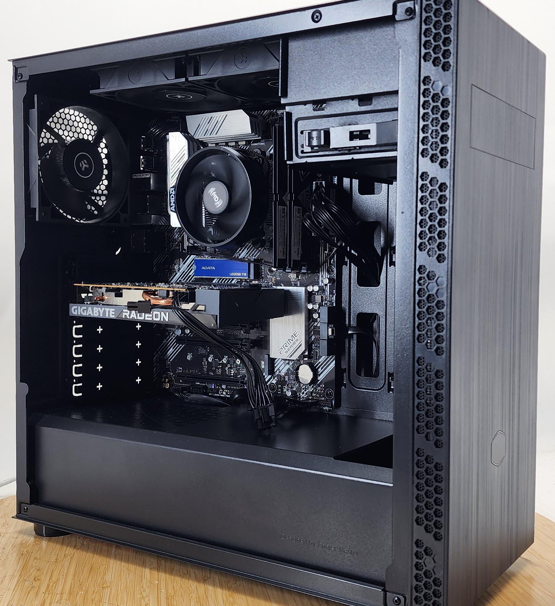 Gaming PC Ryzen 5 5500 16GB RAM 1TB SSD RX 6500 XT 4GB Windows 11 Computer