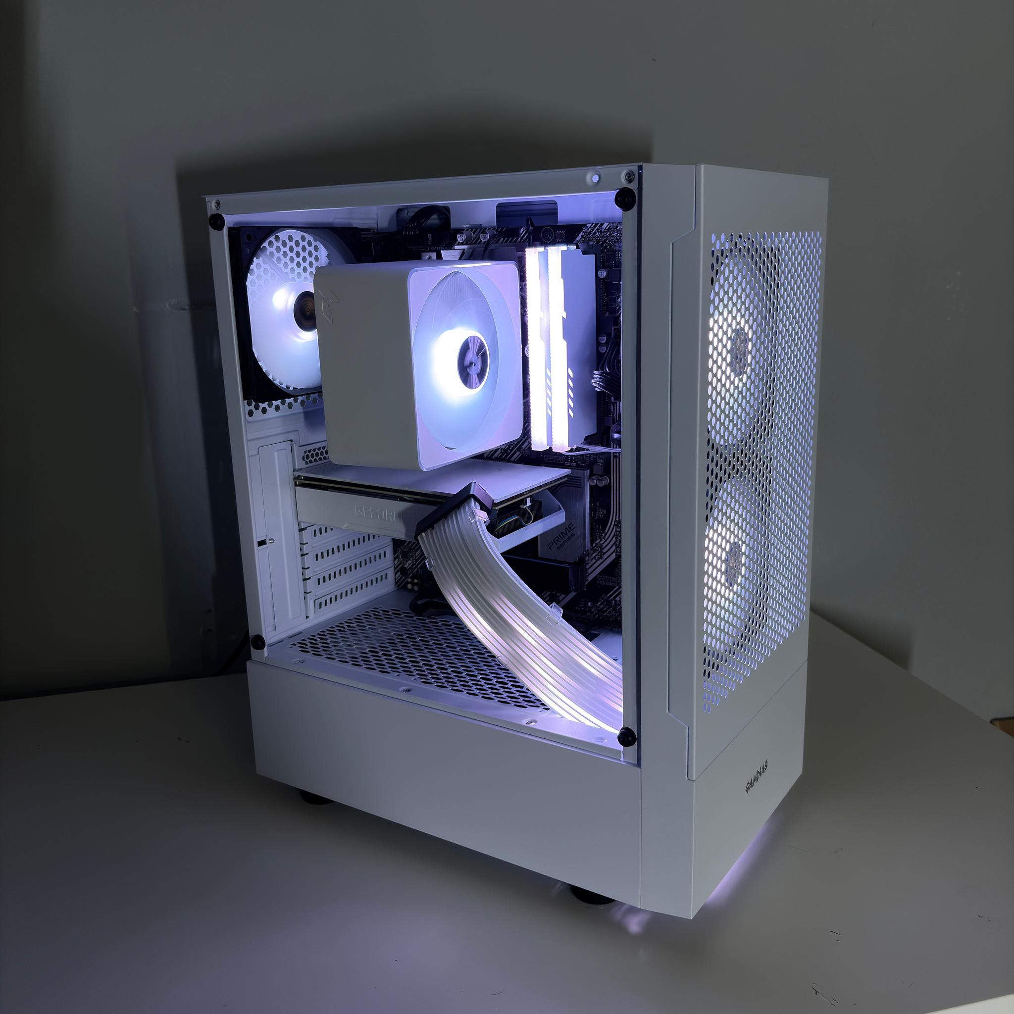 White Gaming PC | i7 + RTX 2060 Super | 16GB 3200MHz | Ready to Play