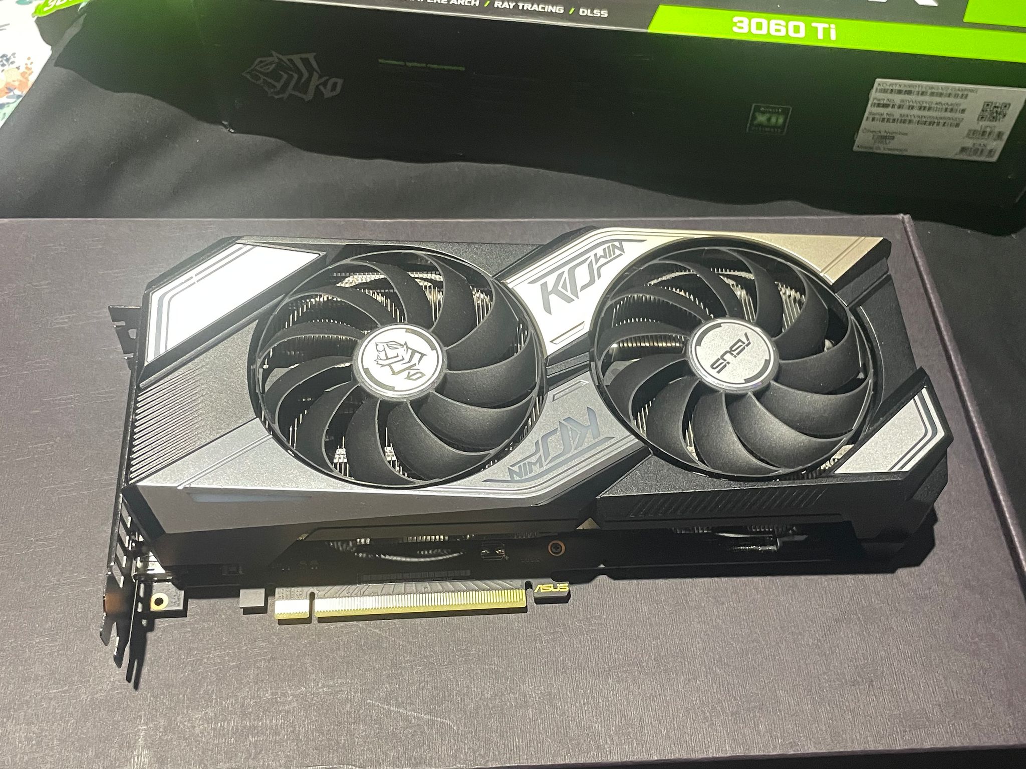 ASUS KO GeForce RTX 3060 Ti V2 OC 8GB GDDR6 Graphics Card.