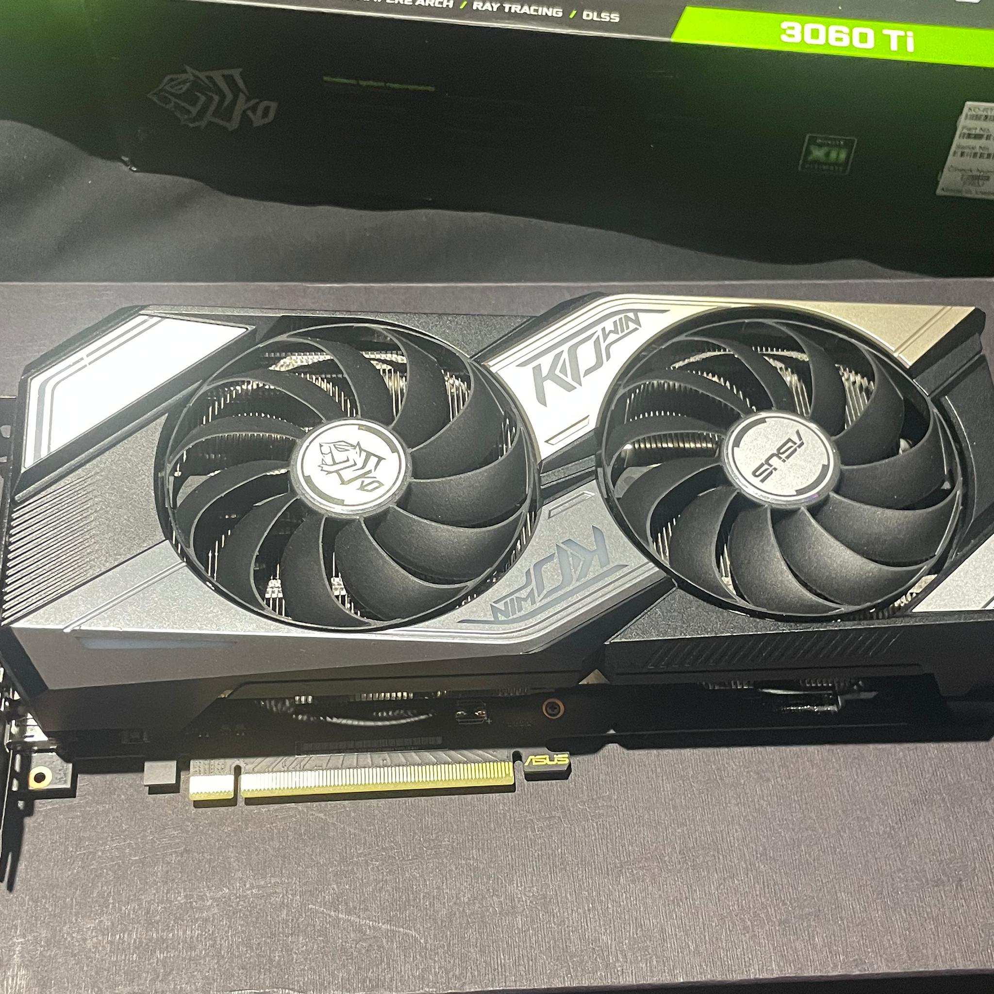 ASUS KO GeForce RTX 3060 Ti V2 OC 8GB GDDR6 Graphics Card.