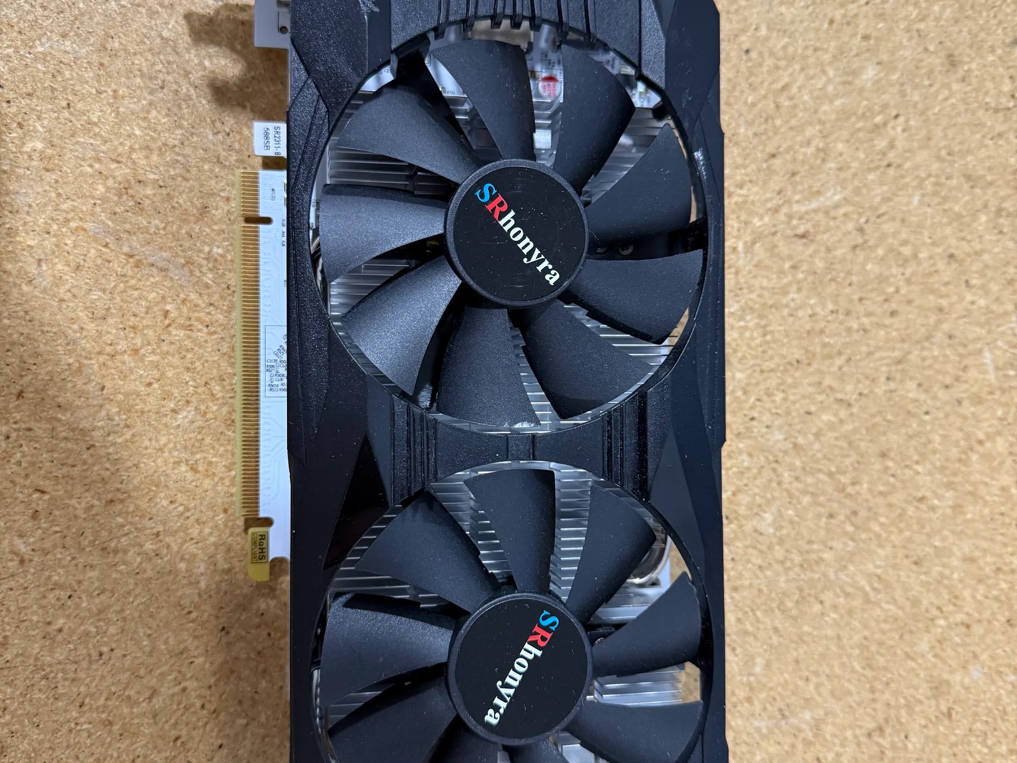 SRhonyra Radeon RX 580 8GB 2048SP GDDR5 Graphics Card 256 Bit Gaming Video Card
