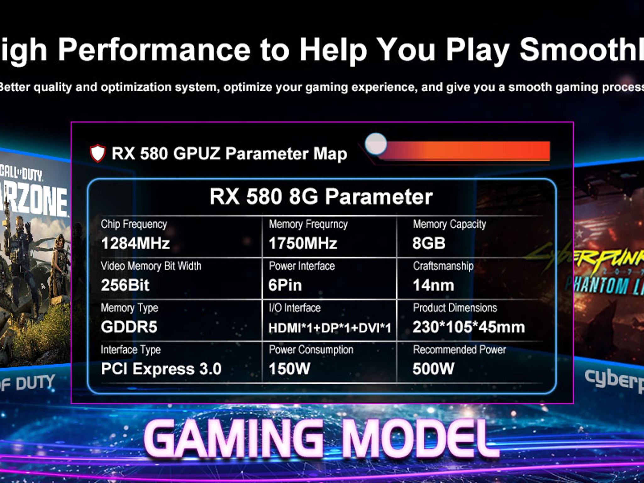 AMD RX 580 8GB GPU