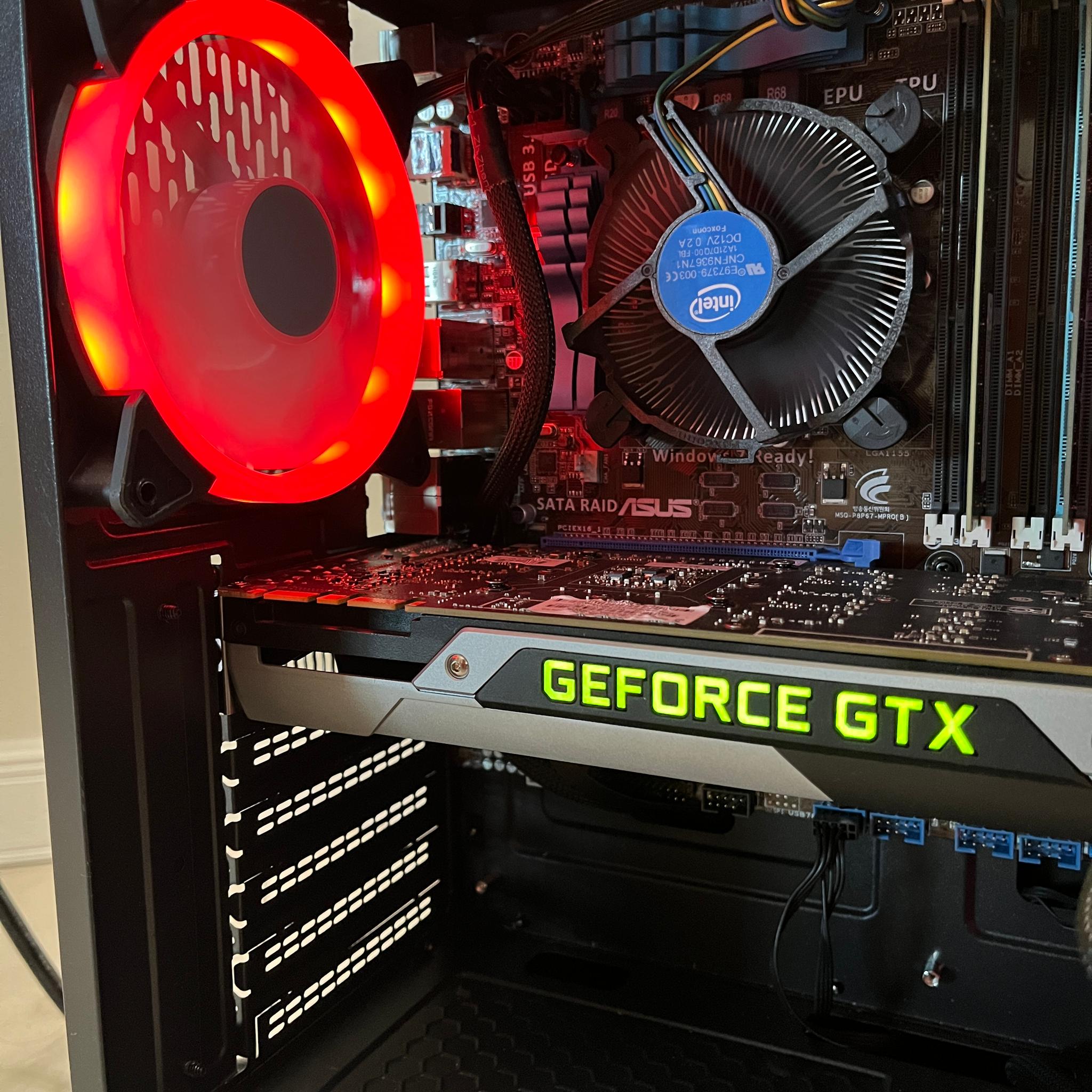 Super Budget Gaming PC - Intel i7-2600, NVDIA GTX 670 2GB, 16GB RAM, 1TB Storage, w/ Wi-Fi & BT