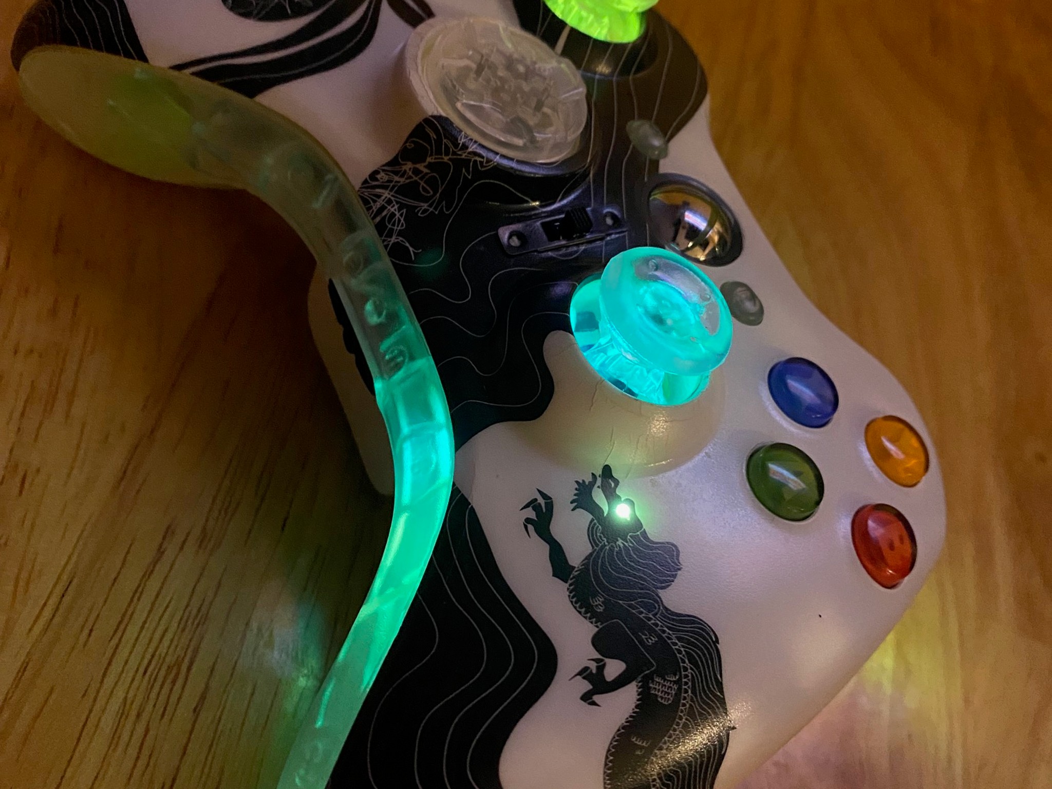 Custom Xbox 360 wireless controller | Hall effect | RGB LEDs | Dragon Age