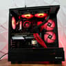 ⚫️ The Red Glass 🔴 Ryzen 7 5800X | RTX 3070 | 32GB DDR4 | 1TB M.2 | W11 + WiFi |