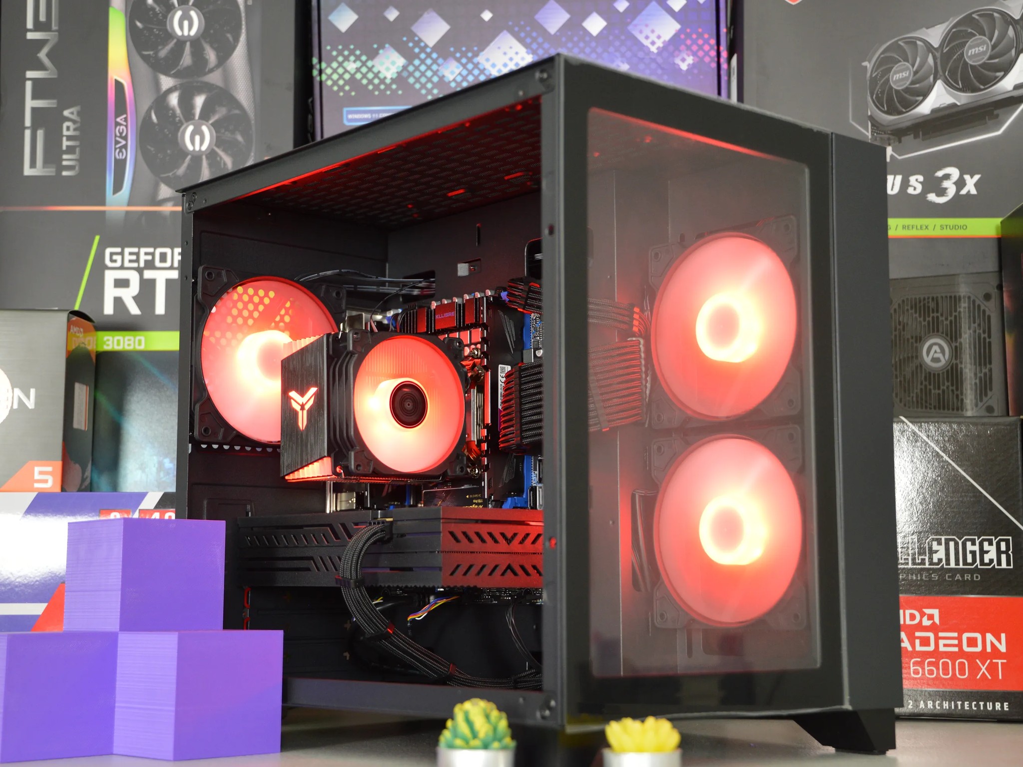 🟣⚫️| RX 580 8GB | INTEL XEON E5 2670 V3 | 16GB DDR4 RAM | 1TB NVME SSD | Royal Darkness |