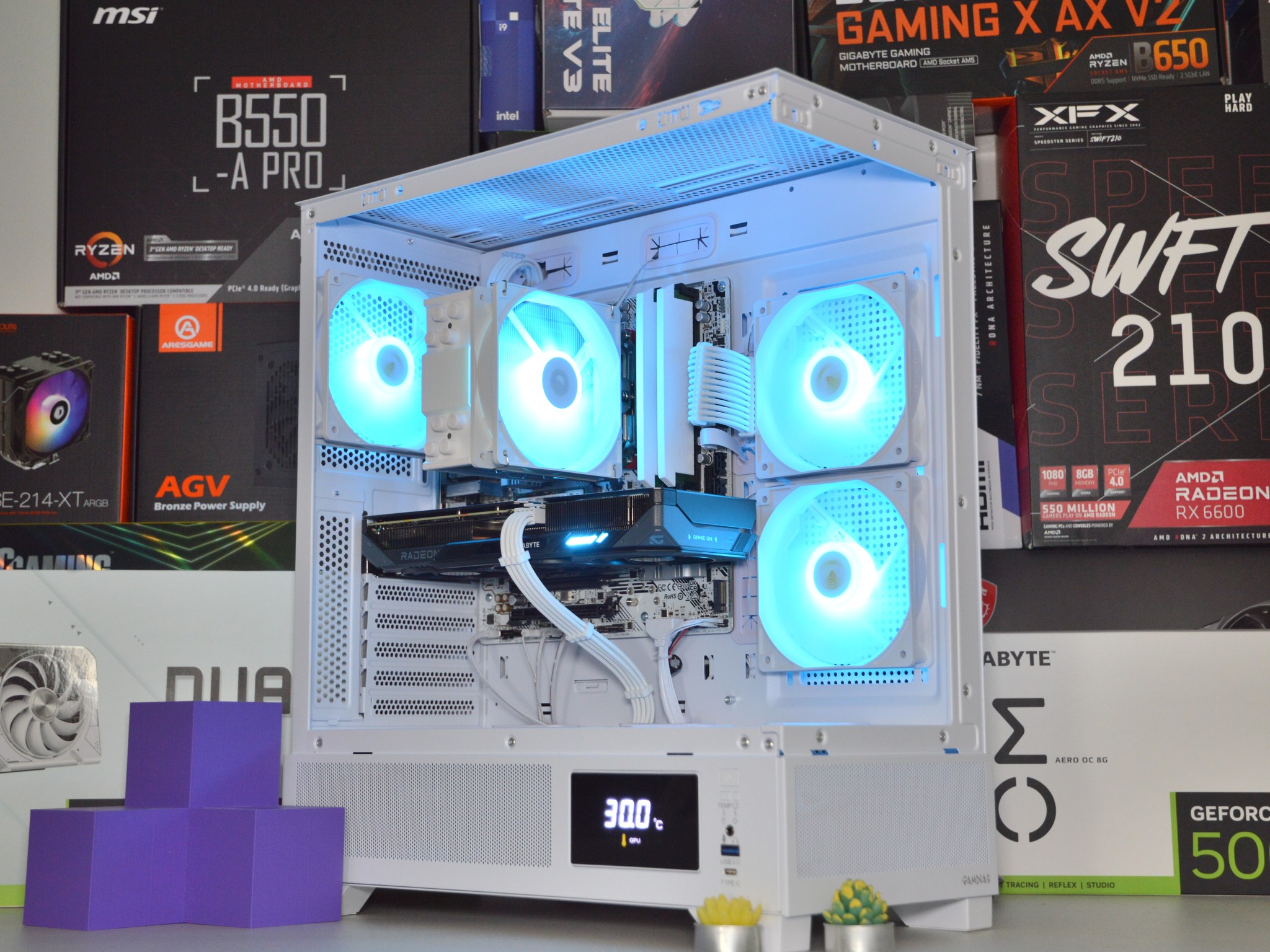 🌧️🌨️| RX 9060 XT 16GB | RYZEN 5 7600 | 16 GB DDR5 RAM | 1TB NVME SSD | Hurricane Blizzard