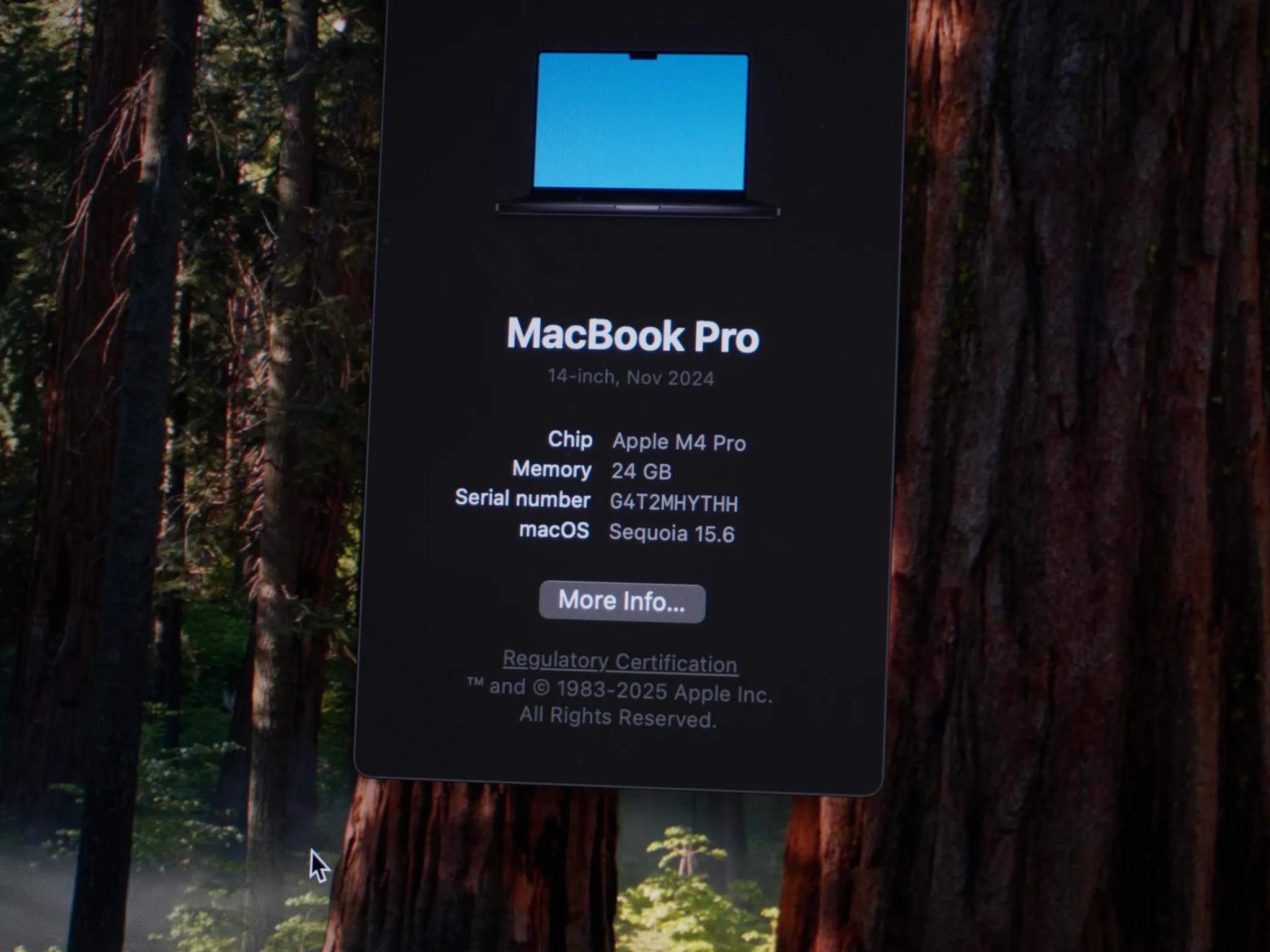 M4 Pro 14 Inch Macbook Pro | 24 GB Ram | 500 GB SSD