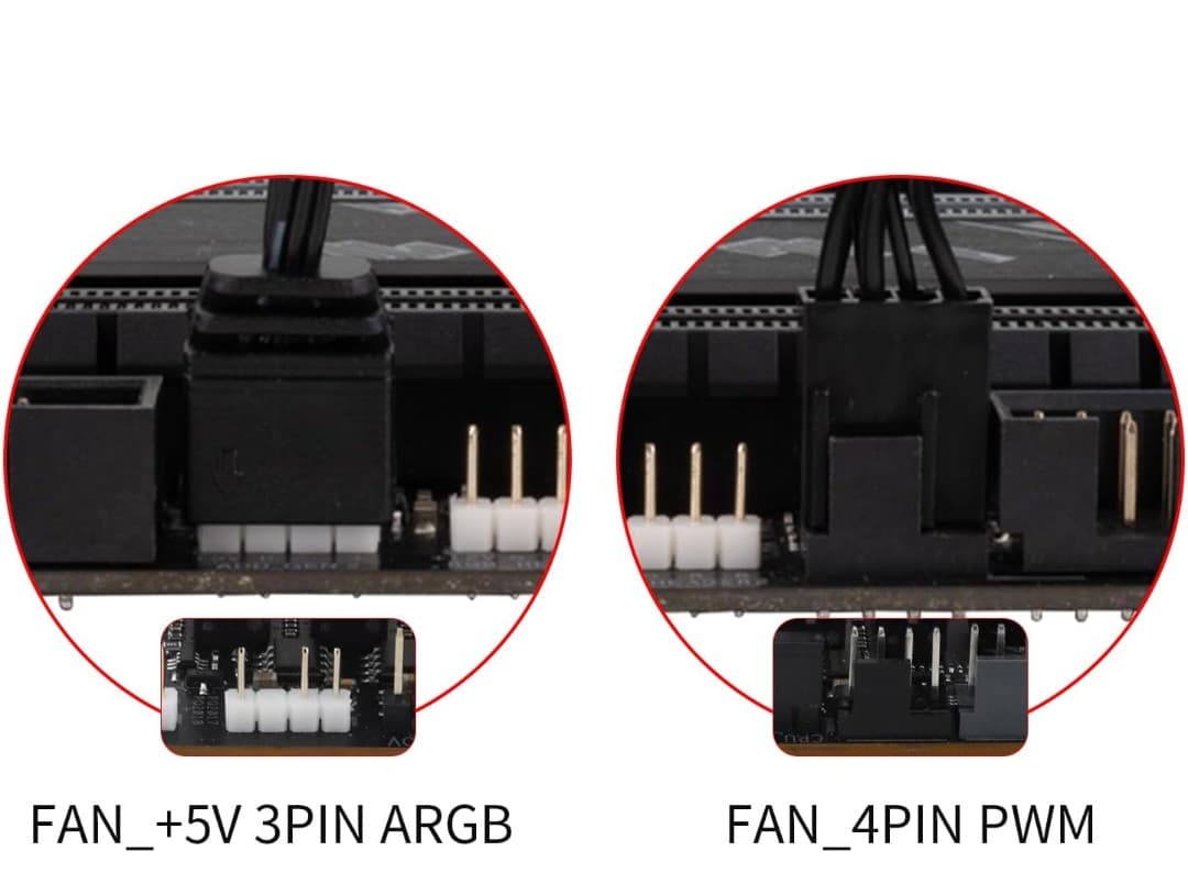 Thermalright CPU Air Fans Black Frame With RGB Blades (3)