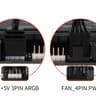 Thermalright CPU Air Fans Black Frame With RGB Blades (3)
