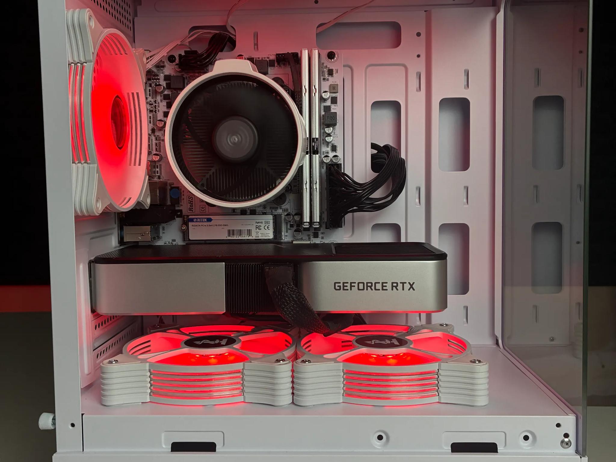 ⚪ Ryzen 7 3700X/RTX 3060Ti 8GB Gaming PC ⚪