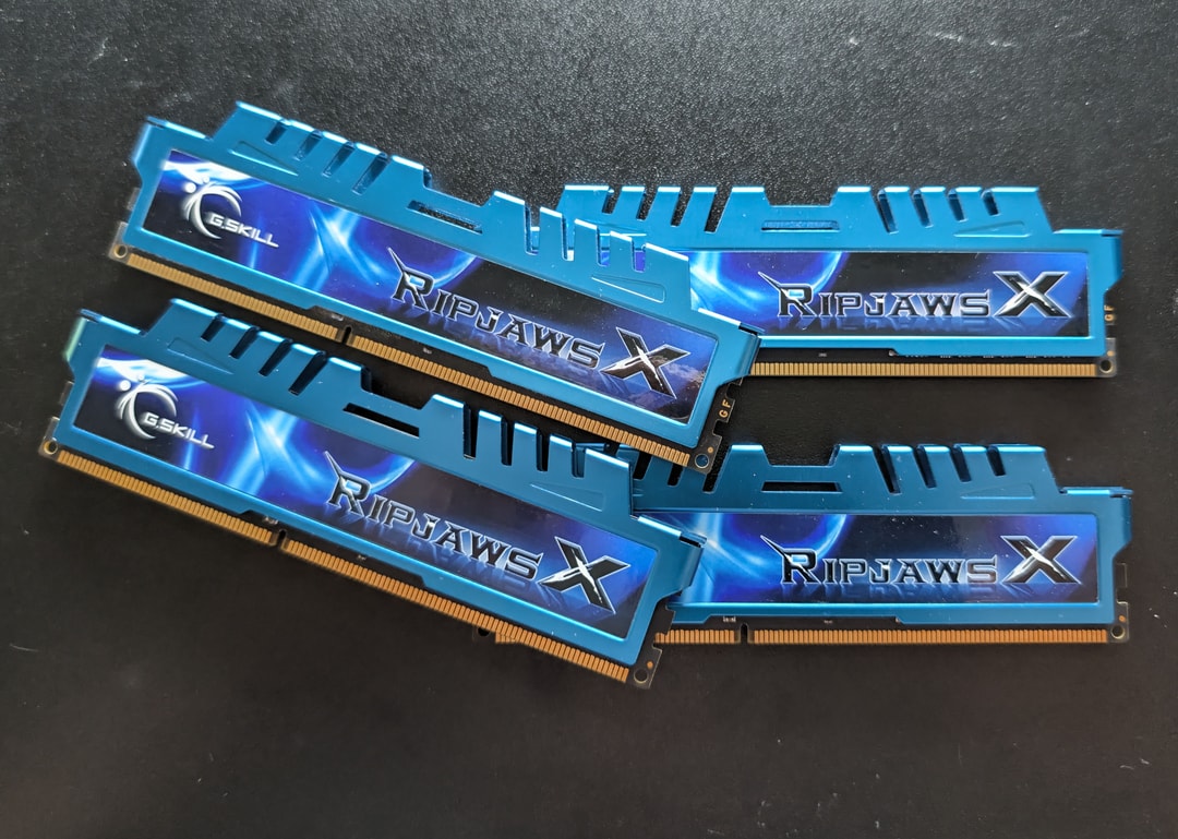 G.SKILL DDR3-1600 8GB4枚 合計32GB G.Skill RipjawsX 32GB (4x8GB) DDR3 RAM 1600 MHz Blue | Jawa