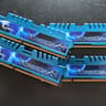 G.Skill RipjawsX 32GB (4x8GB) DDR3 RAM 1600 MHz Blue