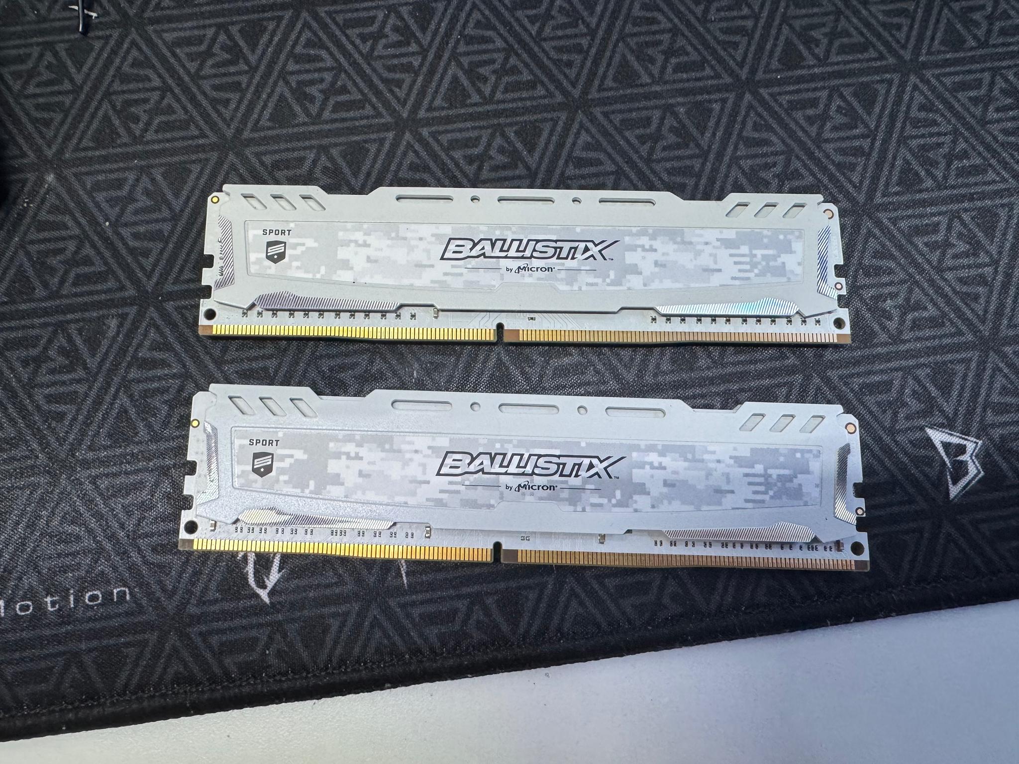 Crucial Balistix White 8GB 2x4GB 2666Mhz