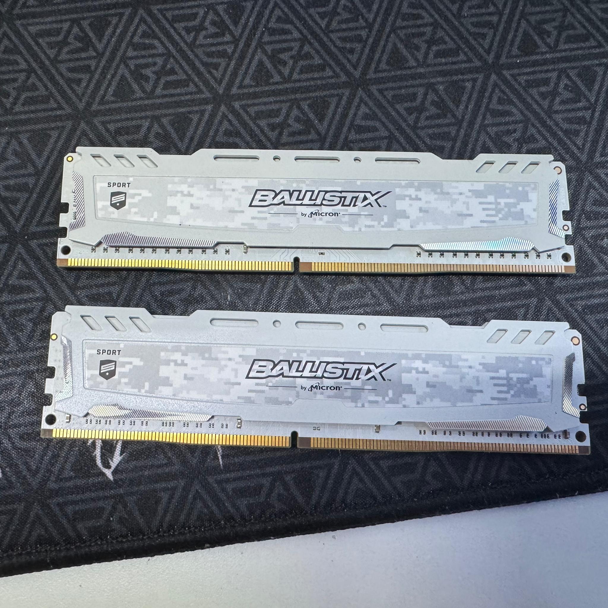 Crucial Balistix White 8GB 2x4GB 2666Mhz