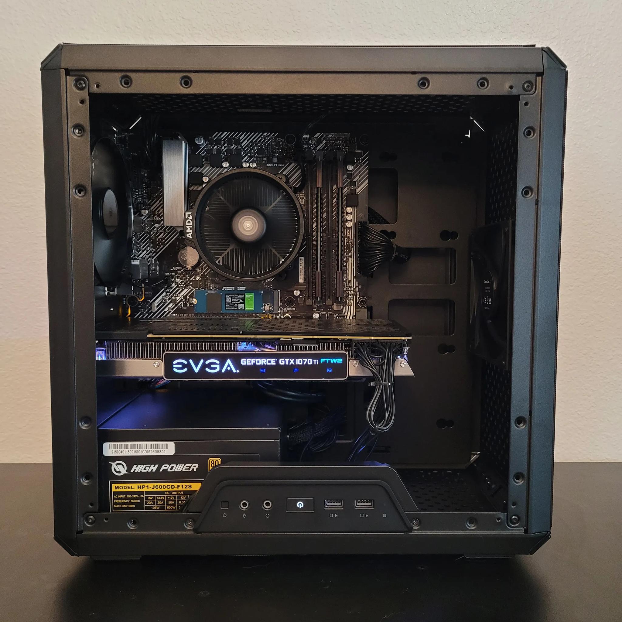 Low-Key // Ryzen 5 1600AF // GTX 1070-ti // 32GB DDR4 // 1TB SSD