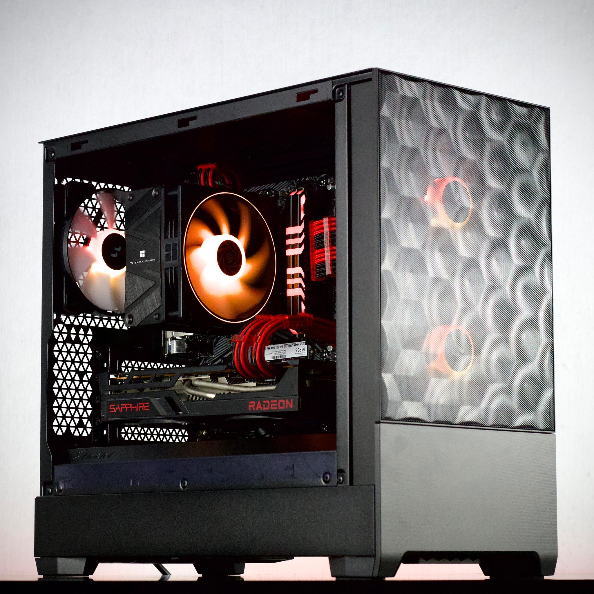 ❤️‍🔥🖤❤️‍🔥 Gaming PC - RX 6700 XT 🔥 Ryzen 5 5600 🔥 16GB DDR4 🔥 1TB NVMe SSD