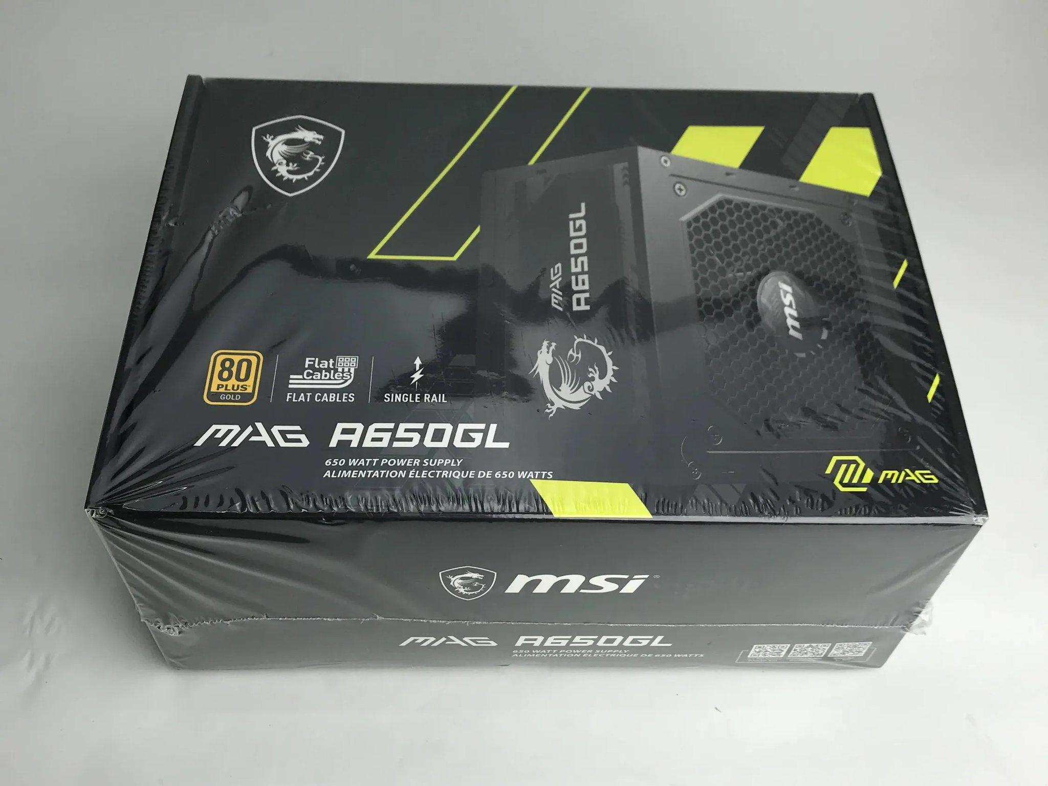 MSI 650W MAG A650GL 80+ Gold ATX Fully-Modular Power Supply PSU