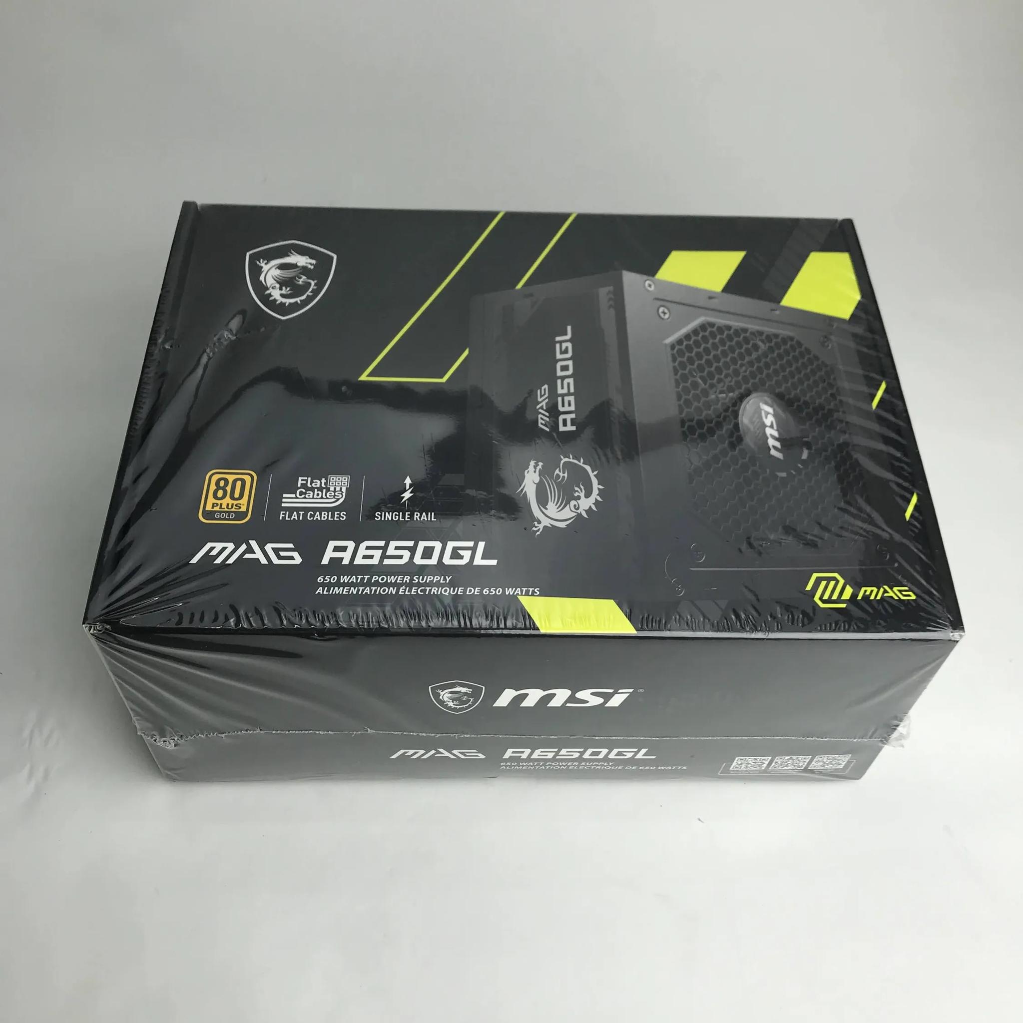 MSI 650W MAG A650GL 80+ Gold ATX Fully-Modular Power Supply PSU