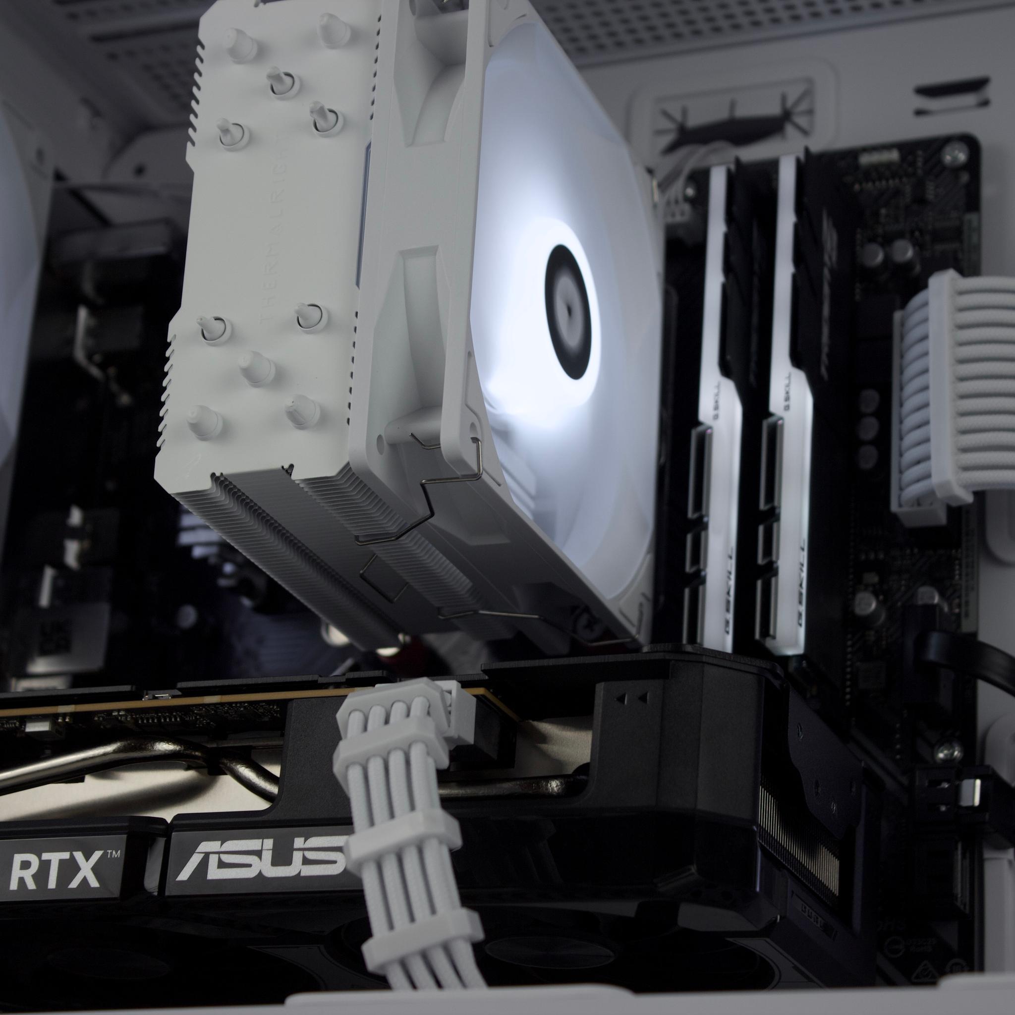 🧊❄️🧊 White Gaming PC – RTX 5060 , Ryzen 5 5600, 16GB RAM, 1TB SSD - WiFi, BlueTooth 🧊❄️🧊