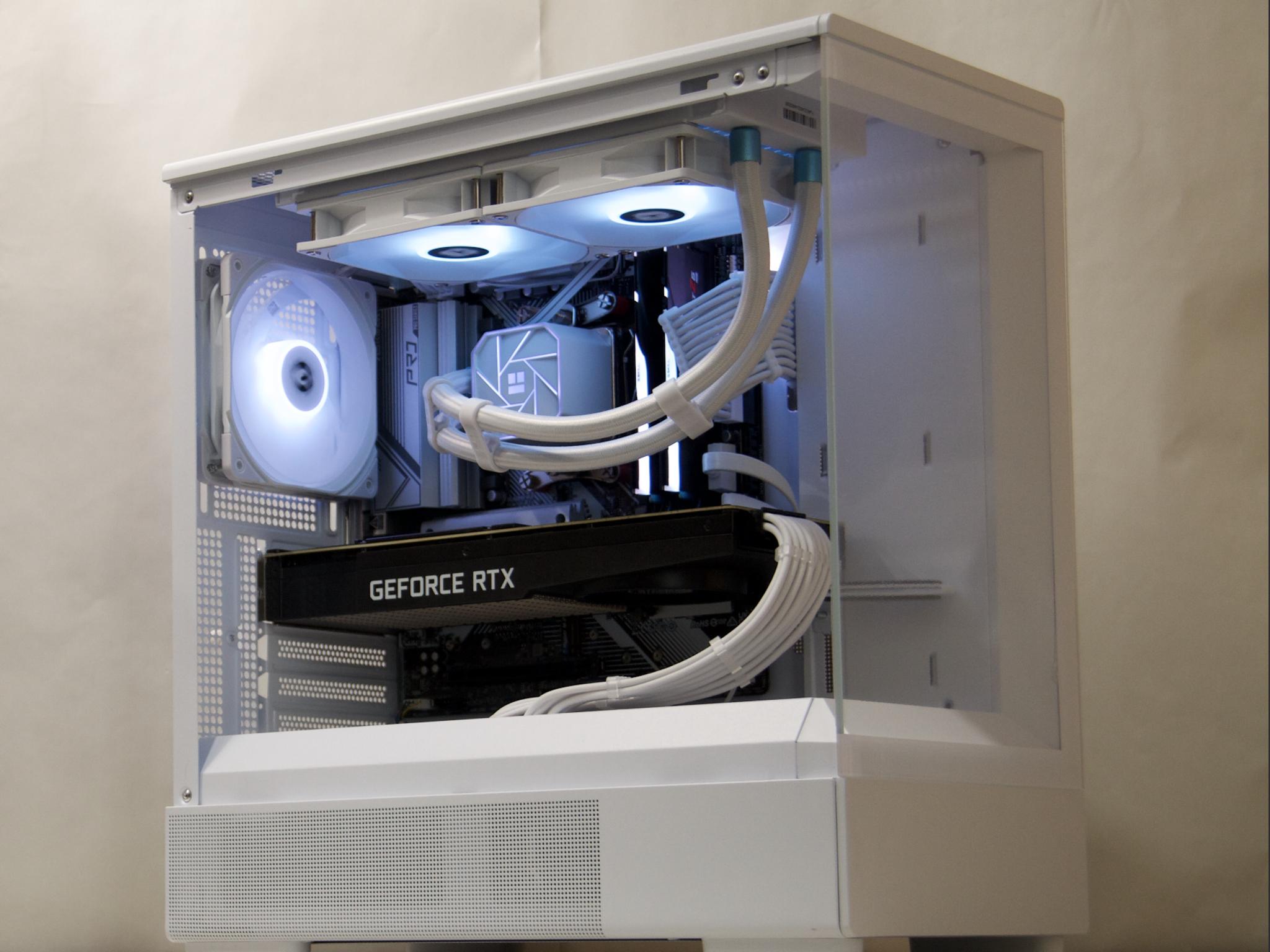 RTX 3080, Ryzen 5 7500F, 32GB DDR5, 1TB NVMe SSD, WiFi - Liquid Cooled Gaming PC