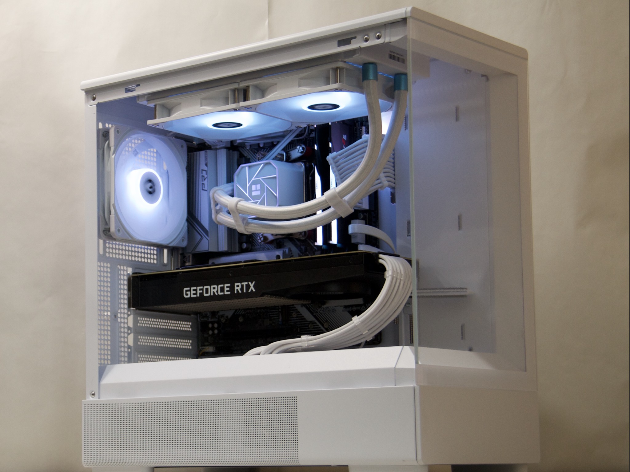 RTX 3080, Ryzen 5 7500F, 32GB DDR5, 1TB NVMe SSD, WiFi - Liquid Cooled Gaming PC
