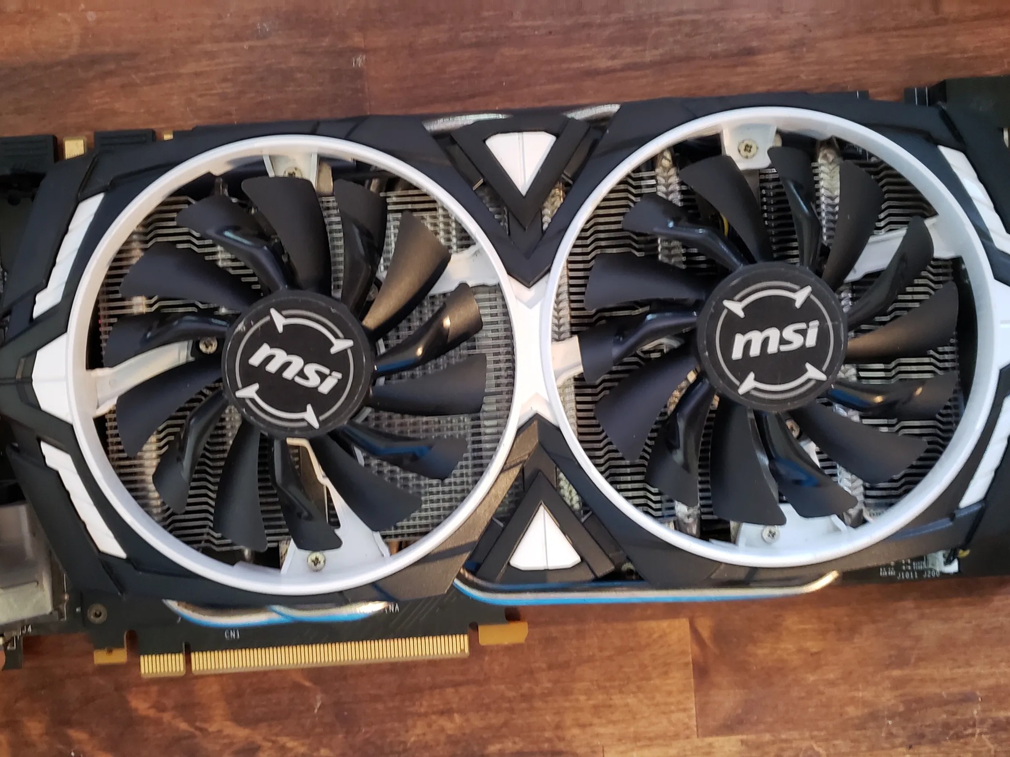 MSi GTX 1070 Armor 8G OC graphics card