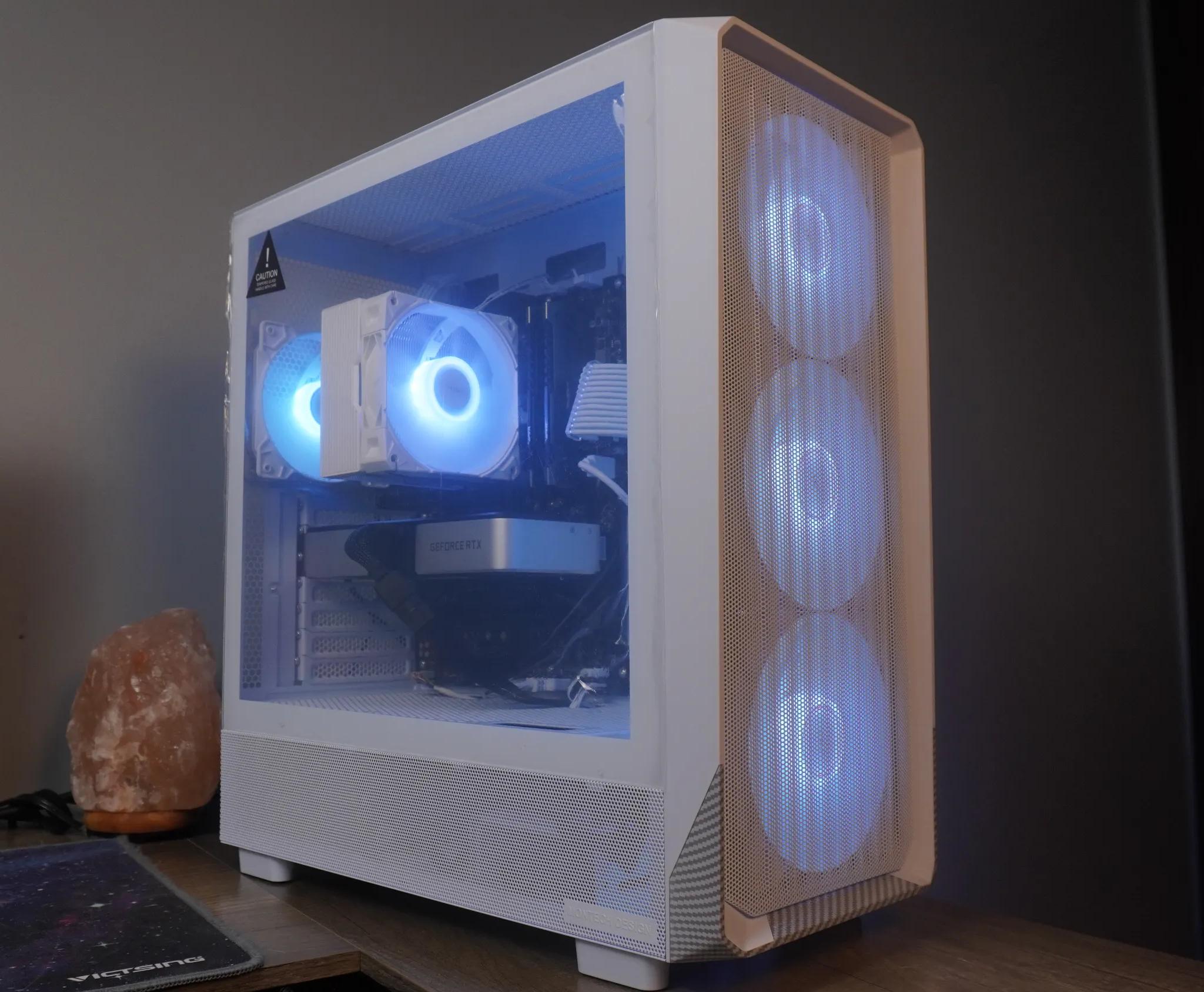 🤍AESTHETIC🤍 1440p/1080p GAMING MACHINE 💚RTX 3060ti 🧡 Ryzen 5 3600 | 32GB | WIFI