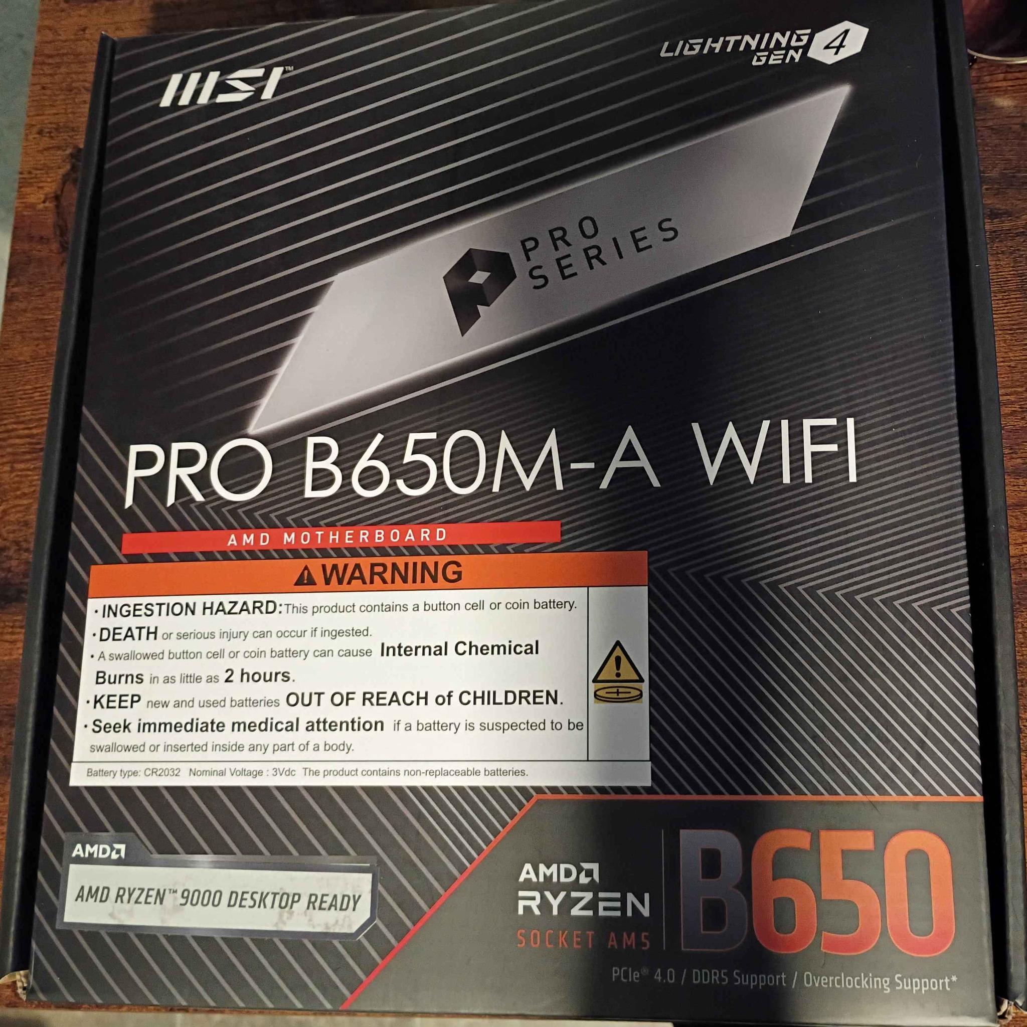 MSI PRO B650M-A WIFI