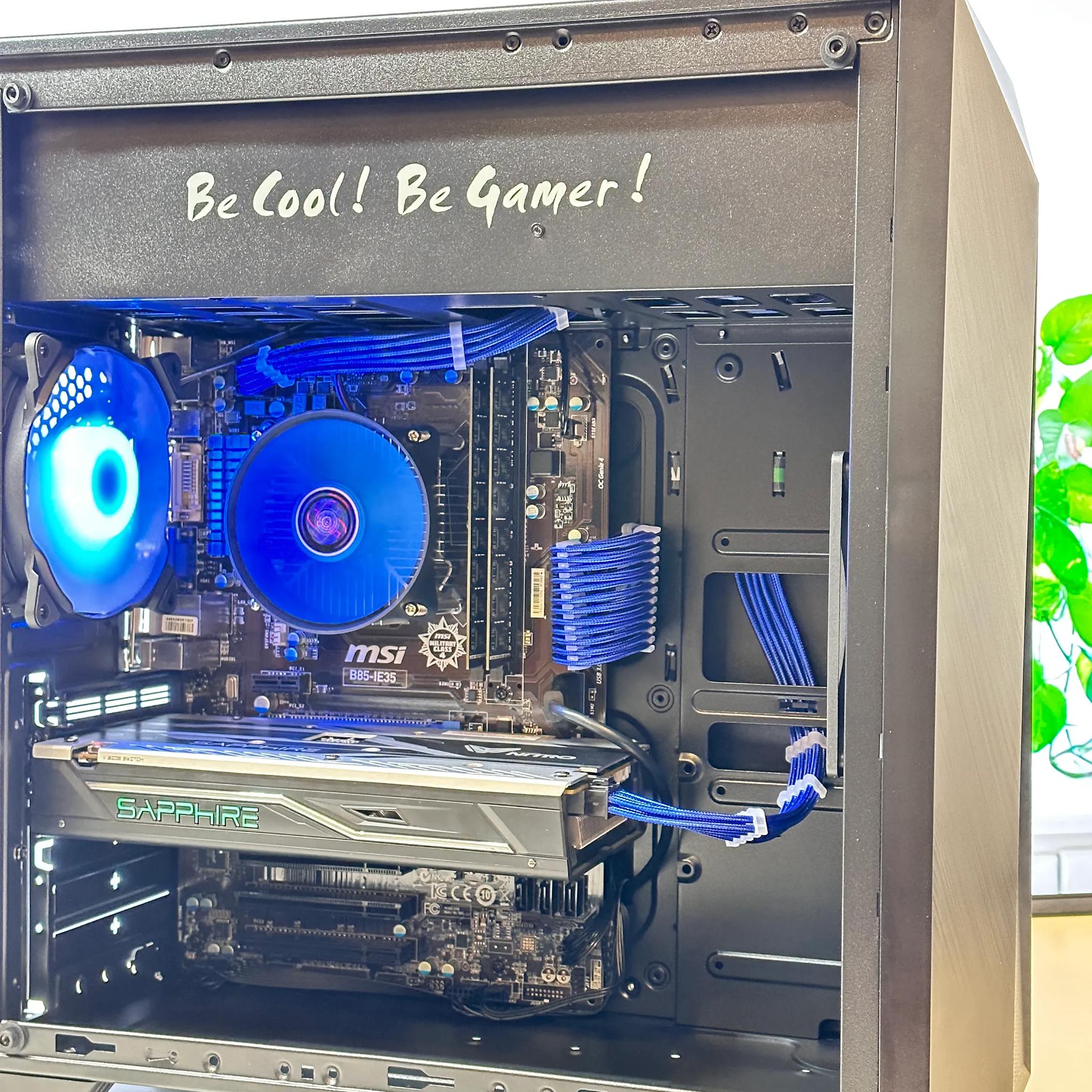 💙SAPHIRE💙Gaming PC🔷AMD RX 480🔷Intel Core i7 4770🔷16GB DDR3 RAM🔷500GB SSD