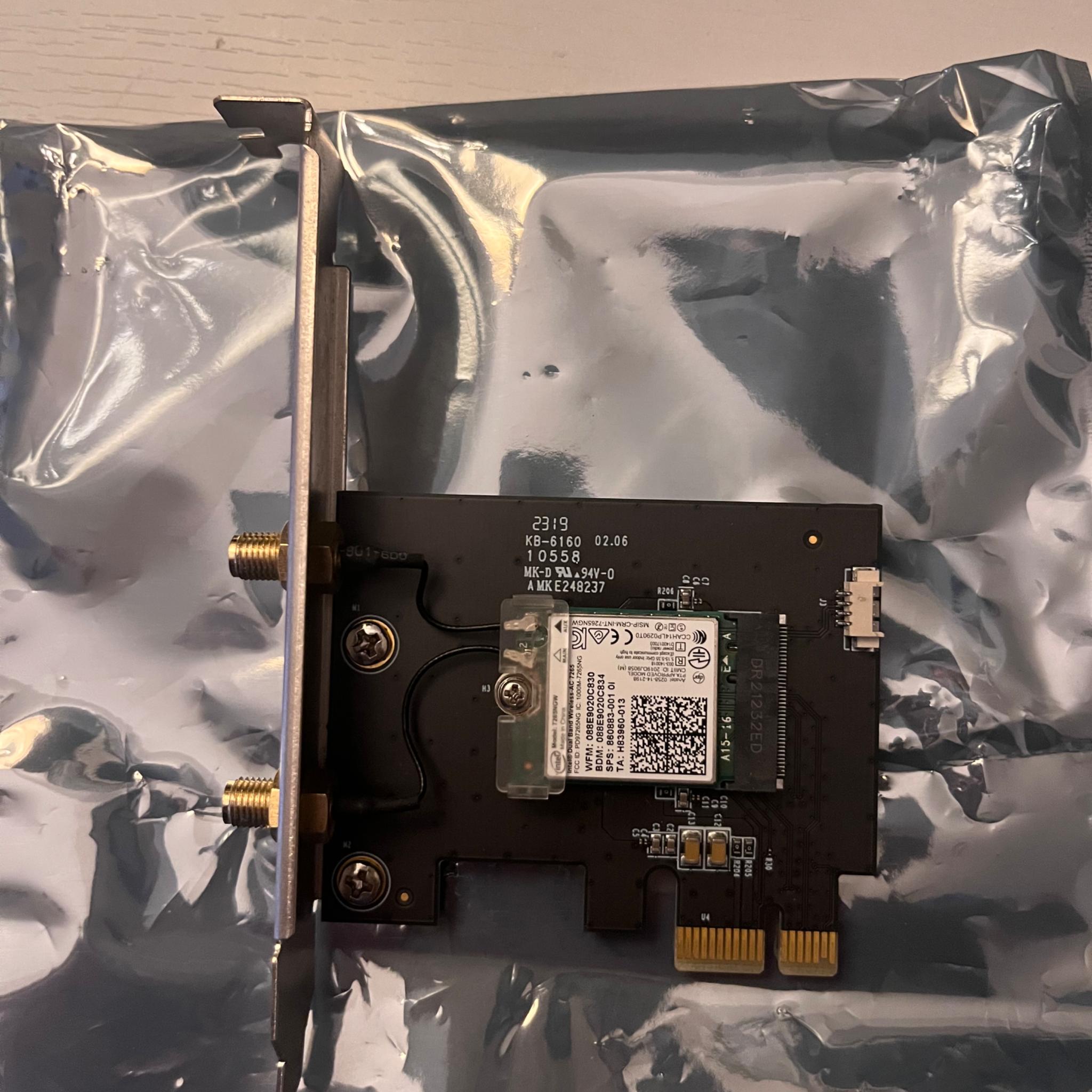 Wifi / bluetooth pcie card