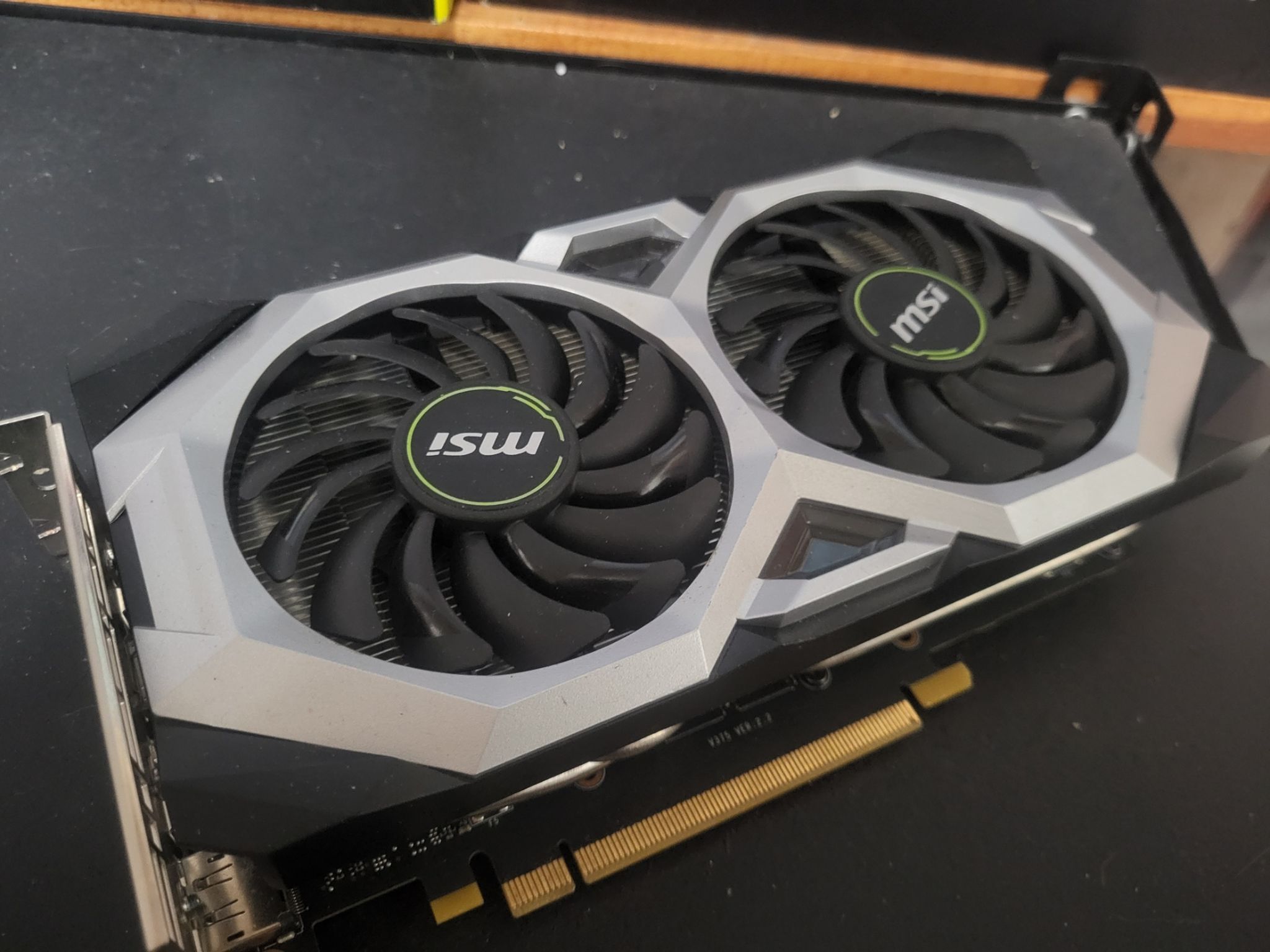 gtx 1660 super  msi ventus xs oc. slight artifacting