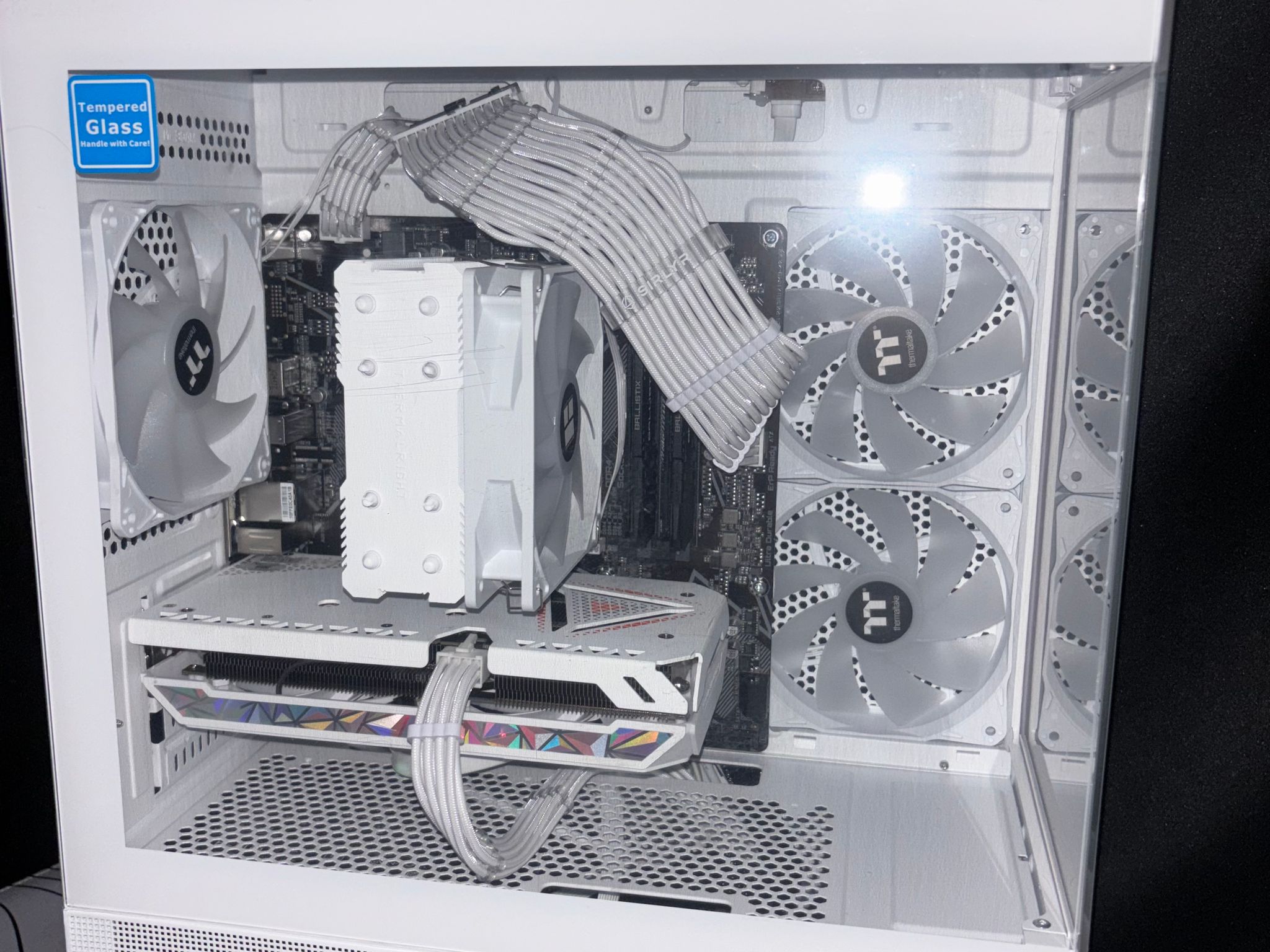 White Gaming PC — RTX 3060 Ti 8GB | Ryzen 5 5500 | 16GB DDR4 | 512GB NVMe