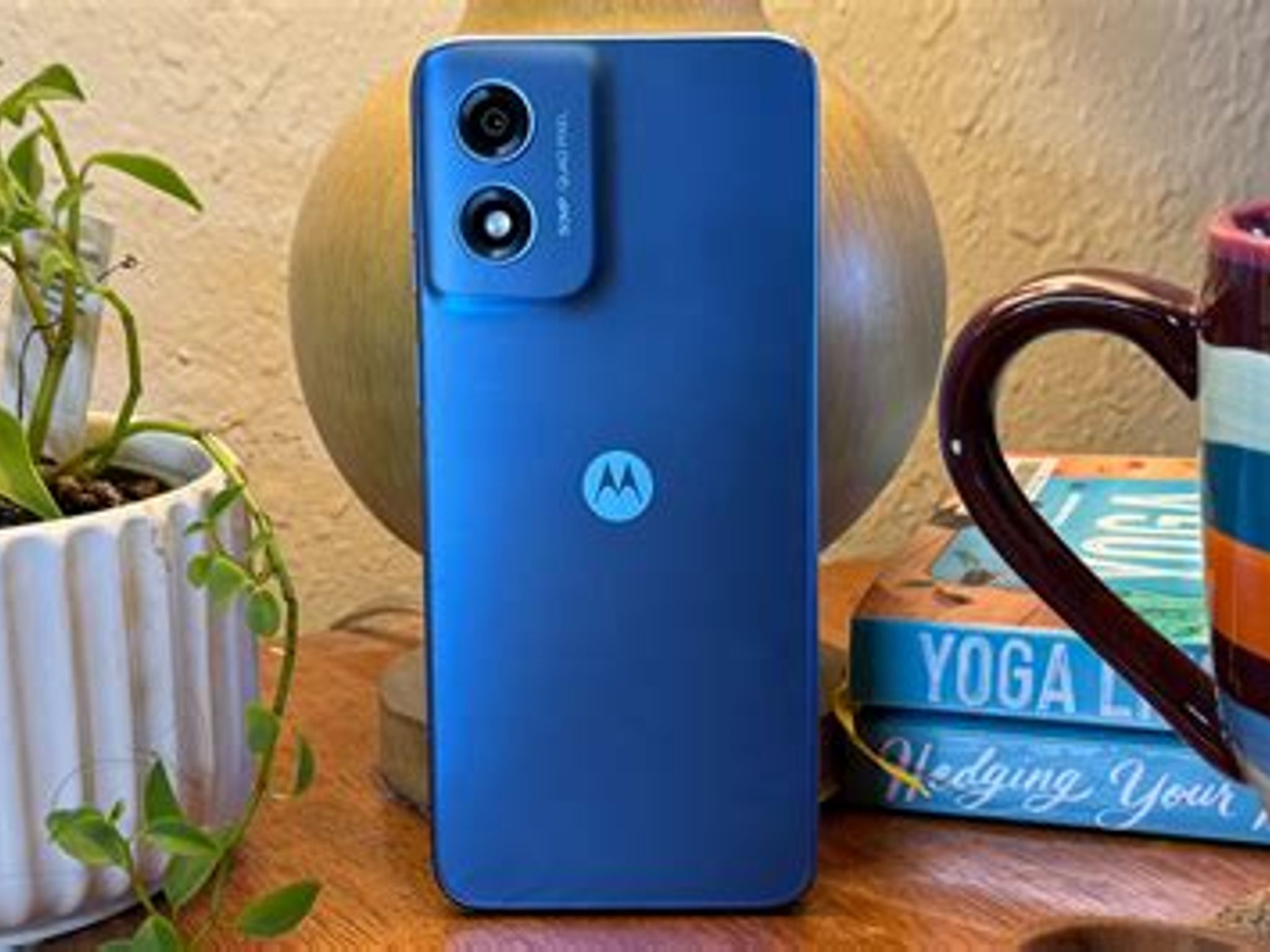 Motorola Moto G Play 2024, 64gb ROM, 4gb RAM, 720p IPS, Unlocked, Blue