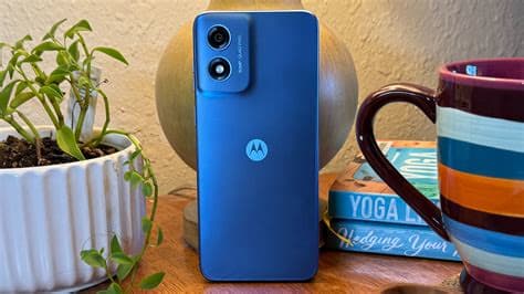 Motorola Moto G Play 2024, 64gb ROM, 4gb RAM, 720p IPS, Unlocked, Blue