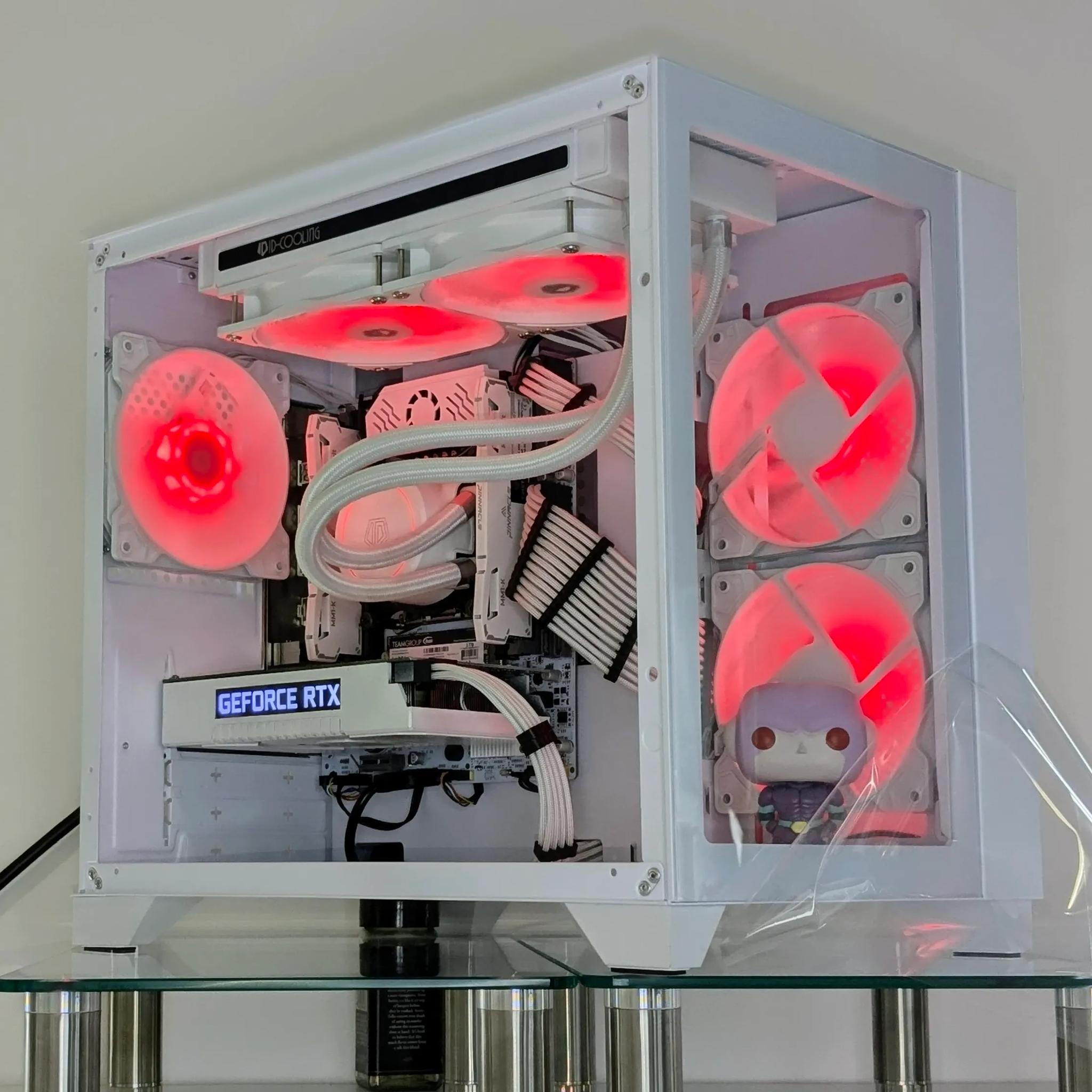 ⚪️ALL/WHITE HiT⚪️Liquid-Cooled💧⚪️RTX 2060⚪️I7-5930K@4.3GHz⚪️16GB(2x8GB) DDR4⚪️1TB PCIE SSD⚪️700w PSU