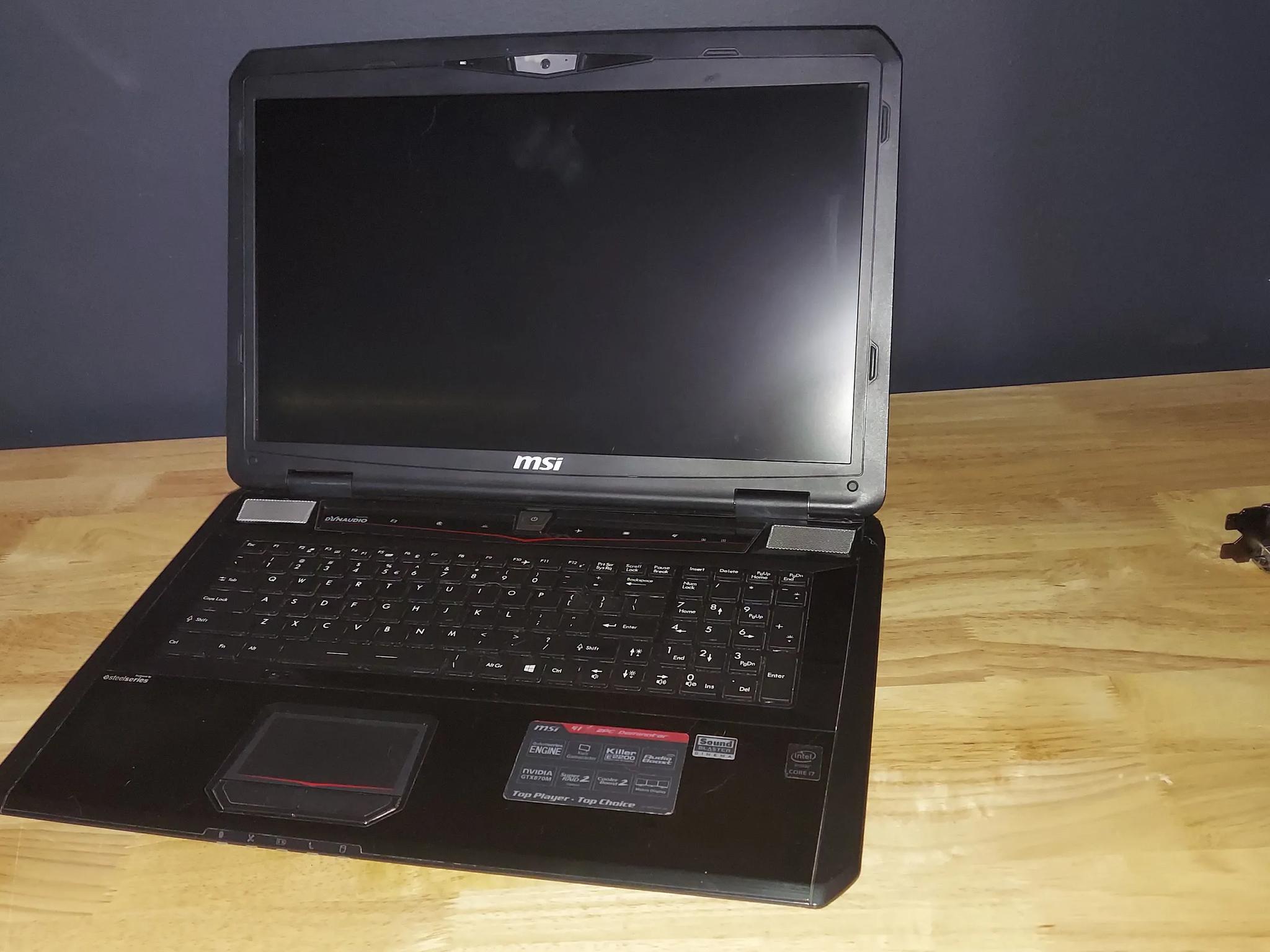 MSI GT70, 17.3", i7, 16GB RAM, Quadro P3000 6GB