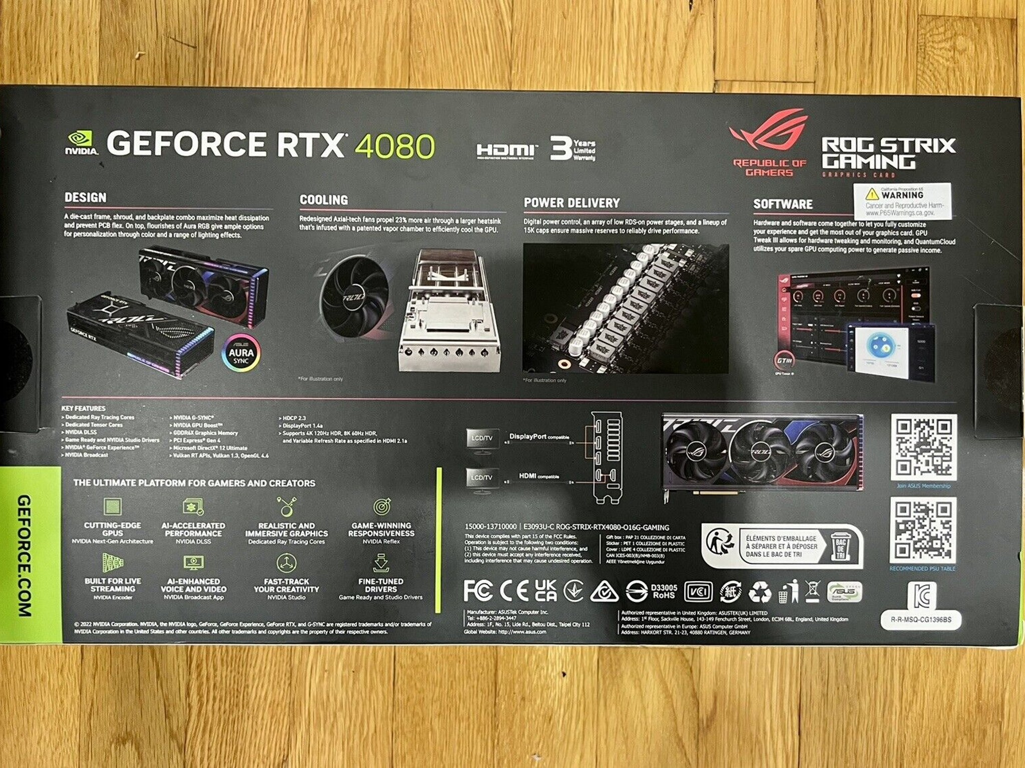 Asus ROG Strix RTX 4080 New in box