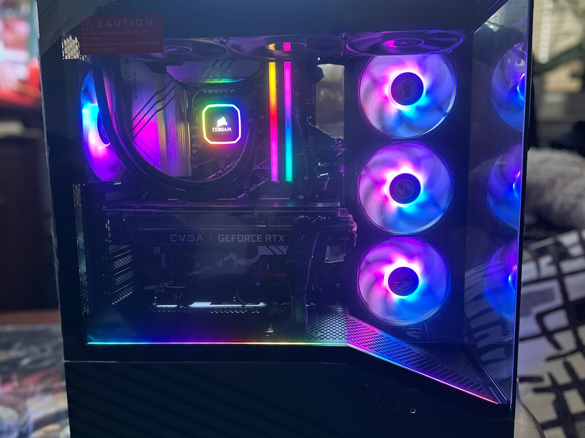 RTX 3080 // i7-12700K // 32GB RGB DDR5 // 1TB SSD // High End // Custom All-Black Gaming PC