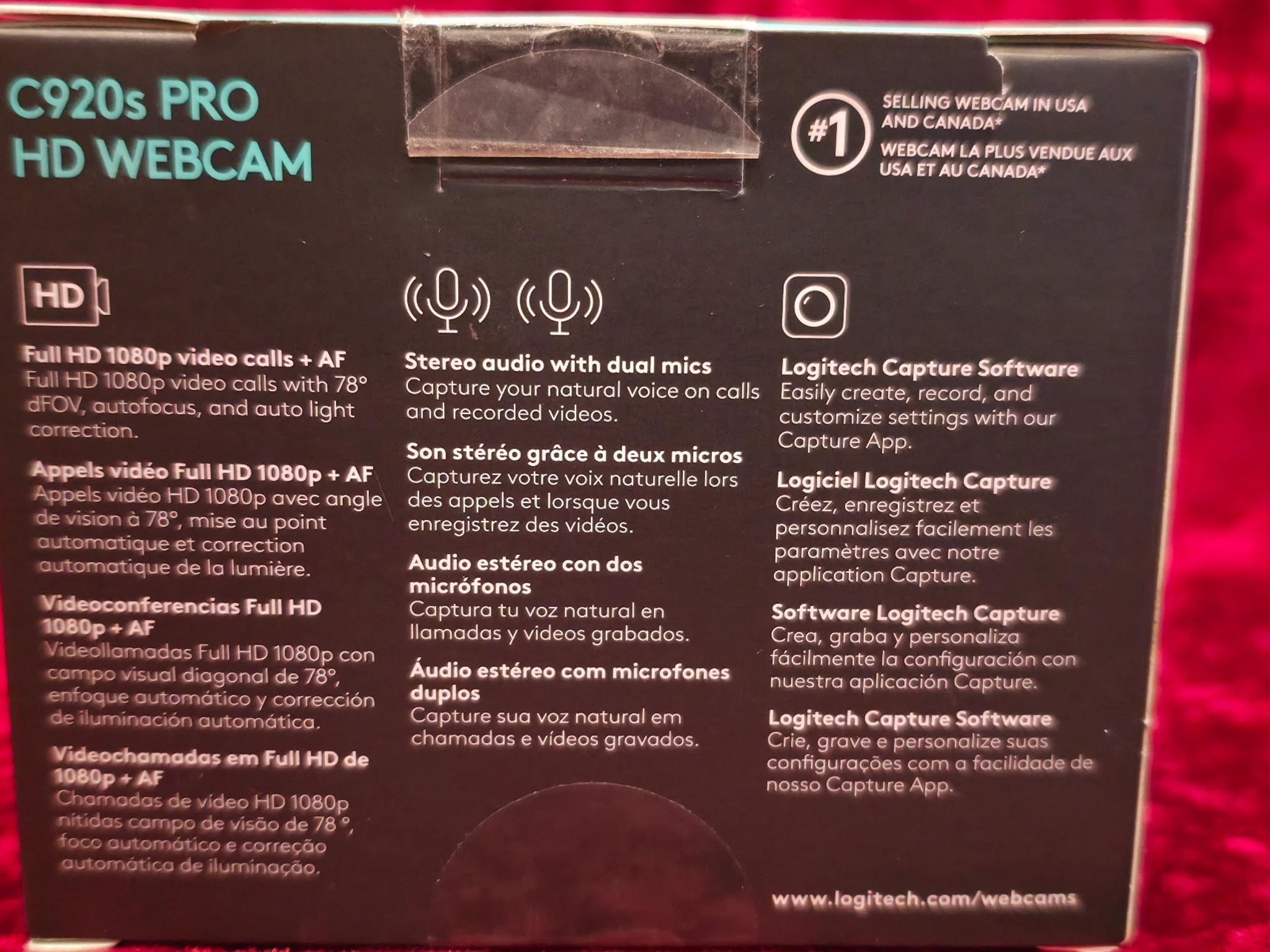 Logitech C920s Webcam