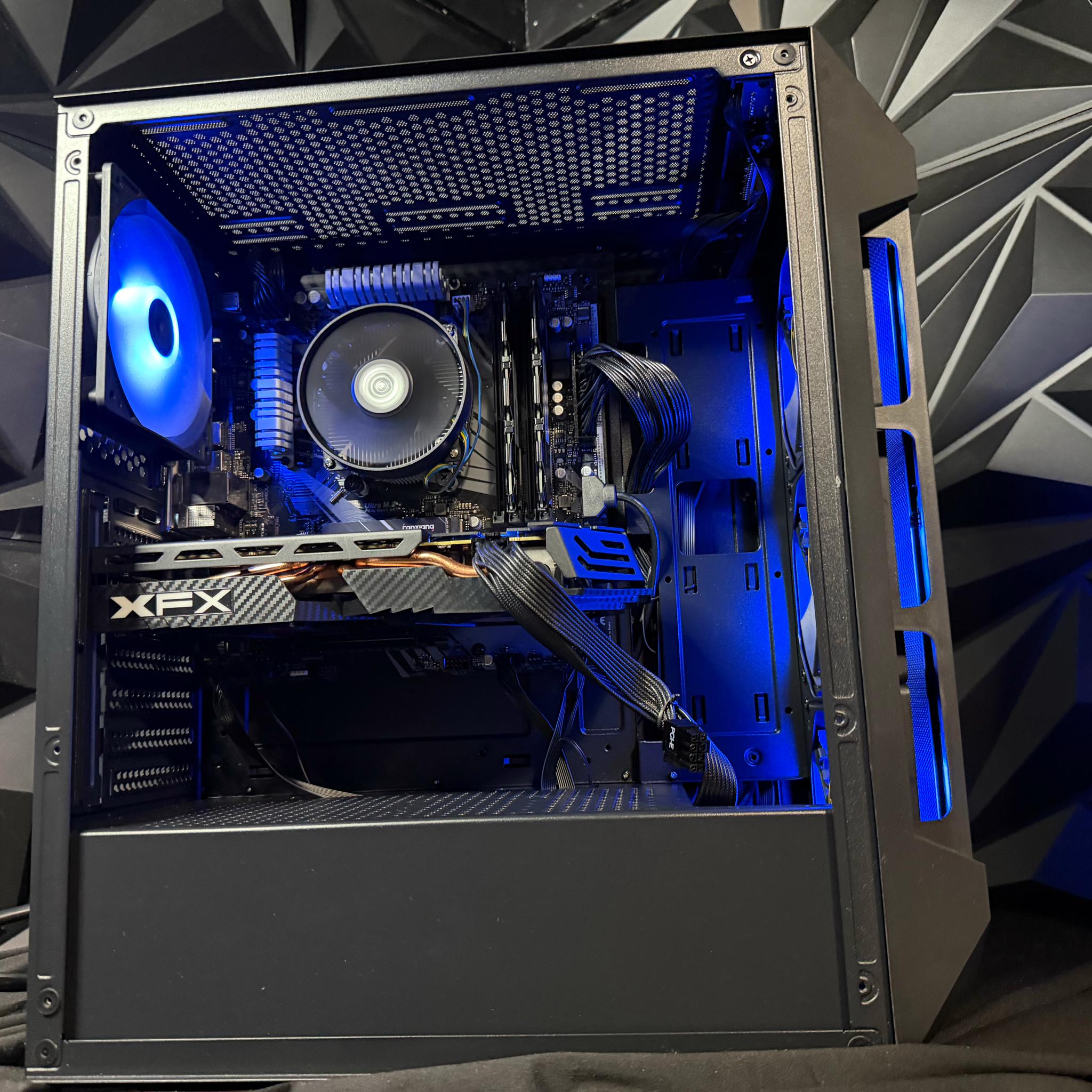 💅🔥 THE BUDGET BADDIE 🔥💅 Ryzen 5 2600| RX 580 8GB 16 GB DDR4| 512GB NVMe|650W PSU