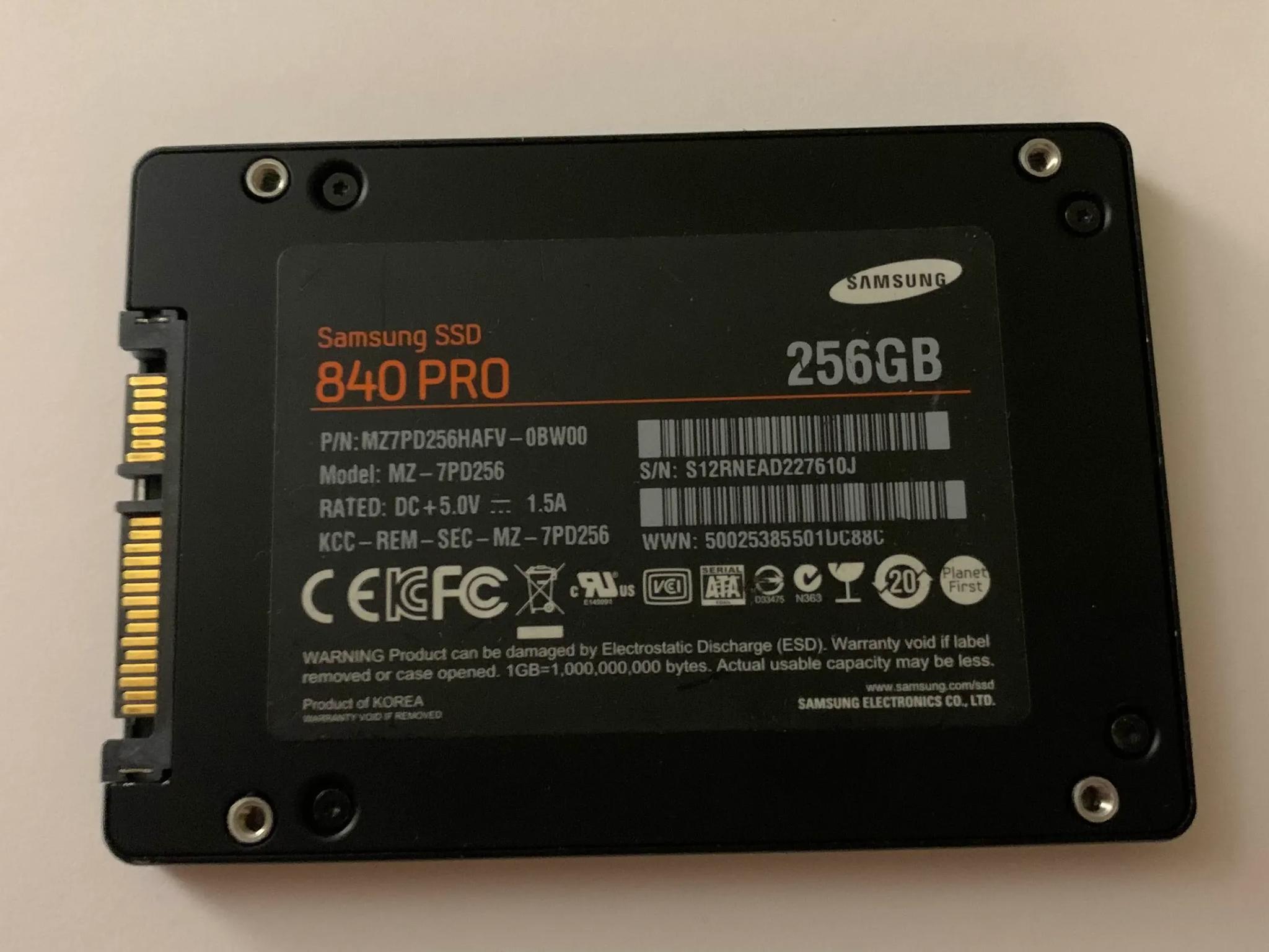 Samsung 840 PRO SSD