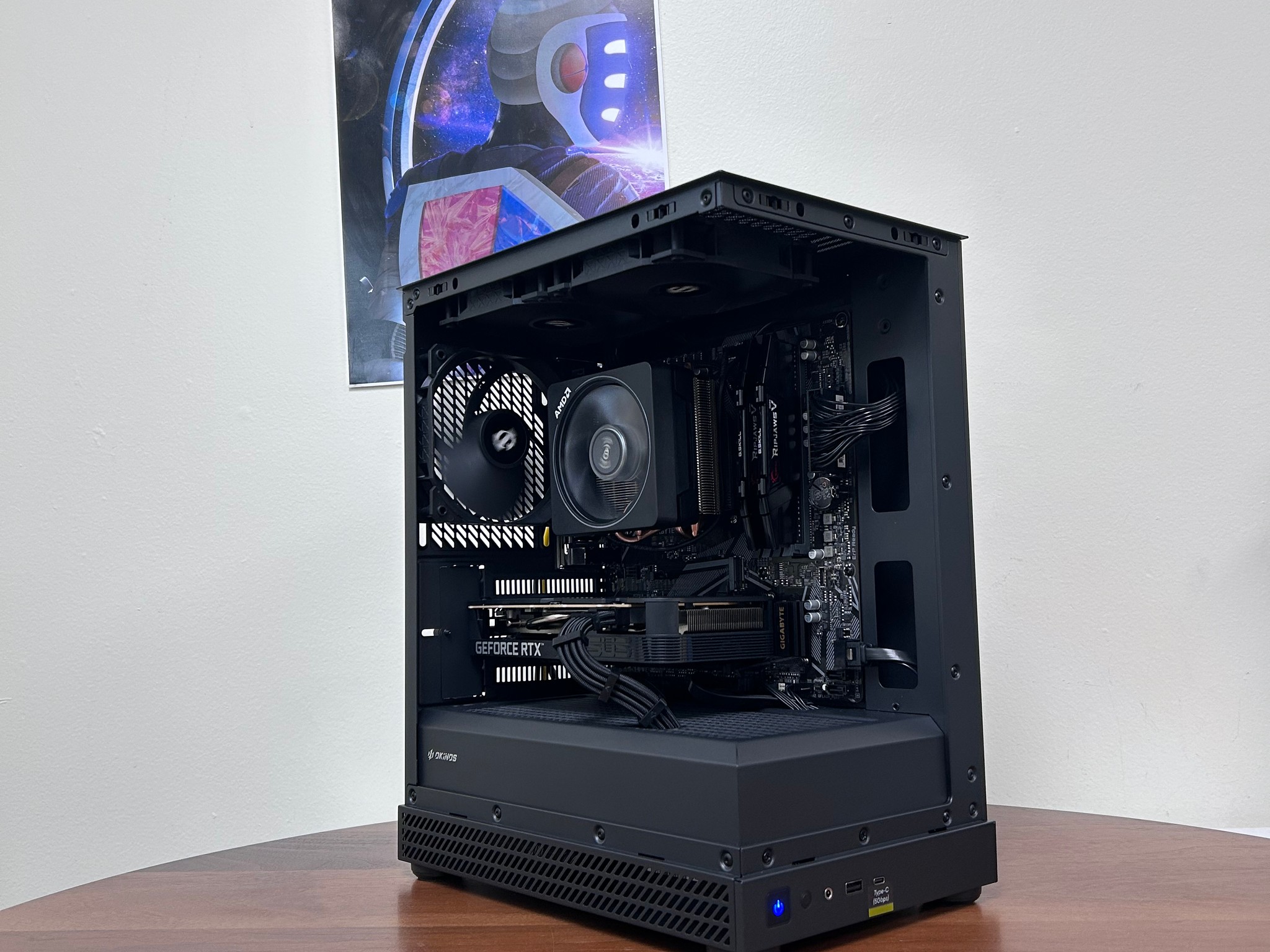 # 🖤 "Black Ember 5050" – RTX 50-Series Gaming & Local AI PC 🤖🎮