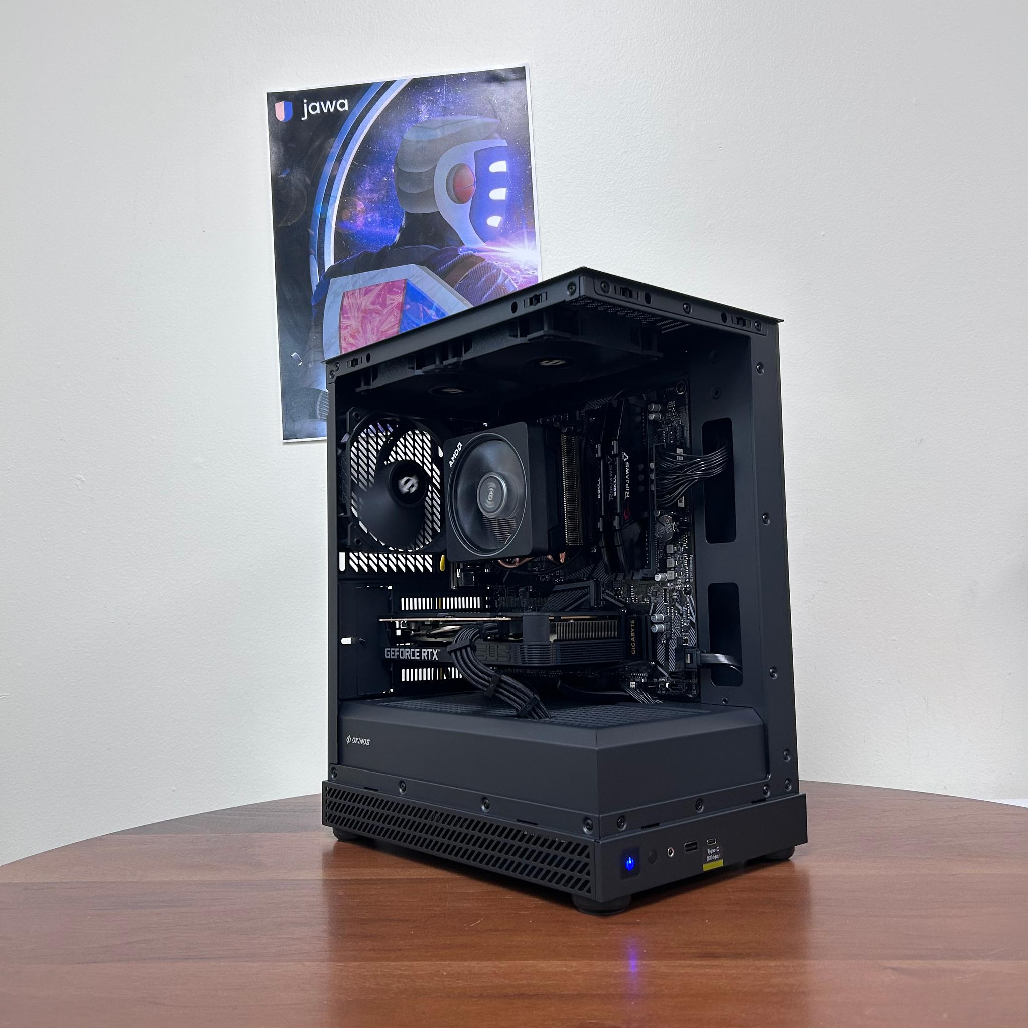 # 🖤 "Black Ember 5050" – RTX 50-Series Gaming & Local AI PC 🤖🎮